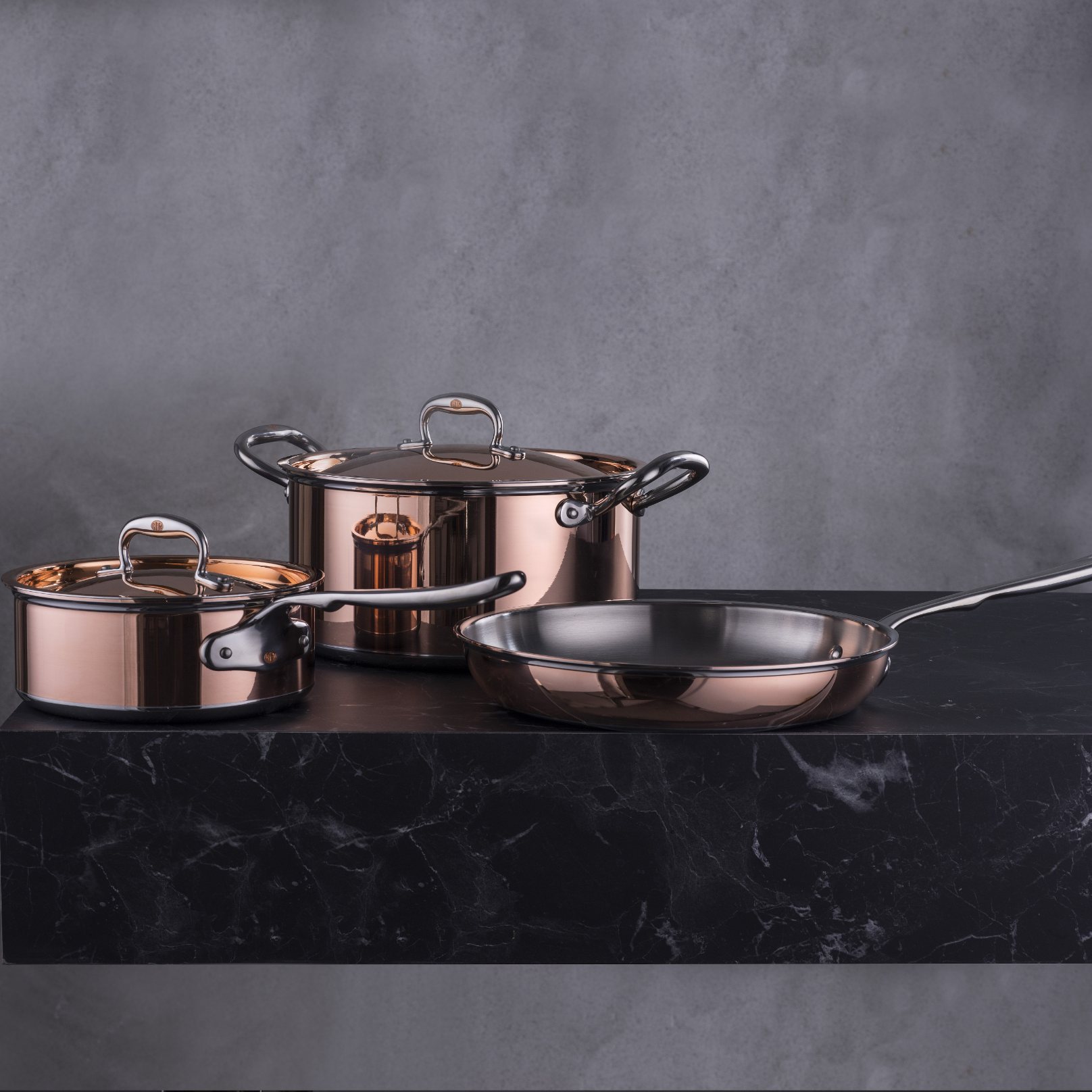 Kastrull CON CLASSE 16 cm, koppar, Ruffoni