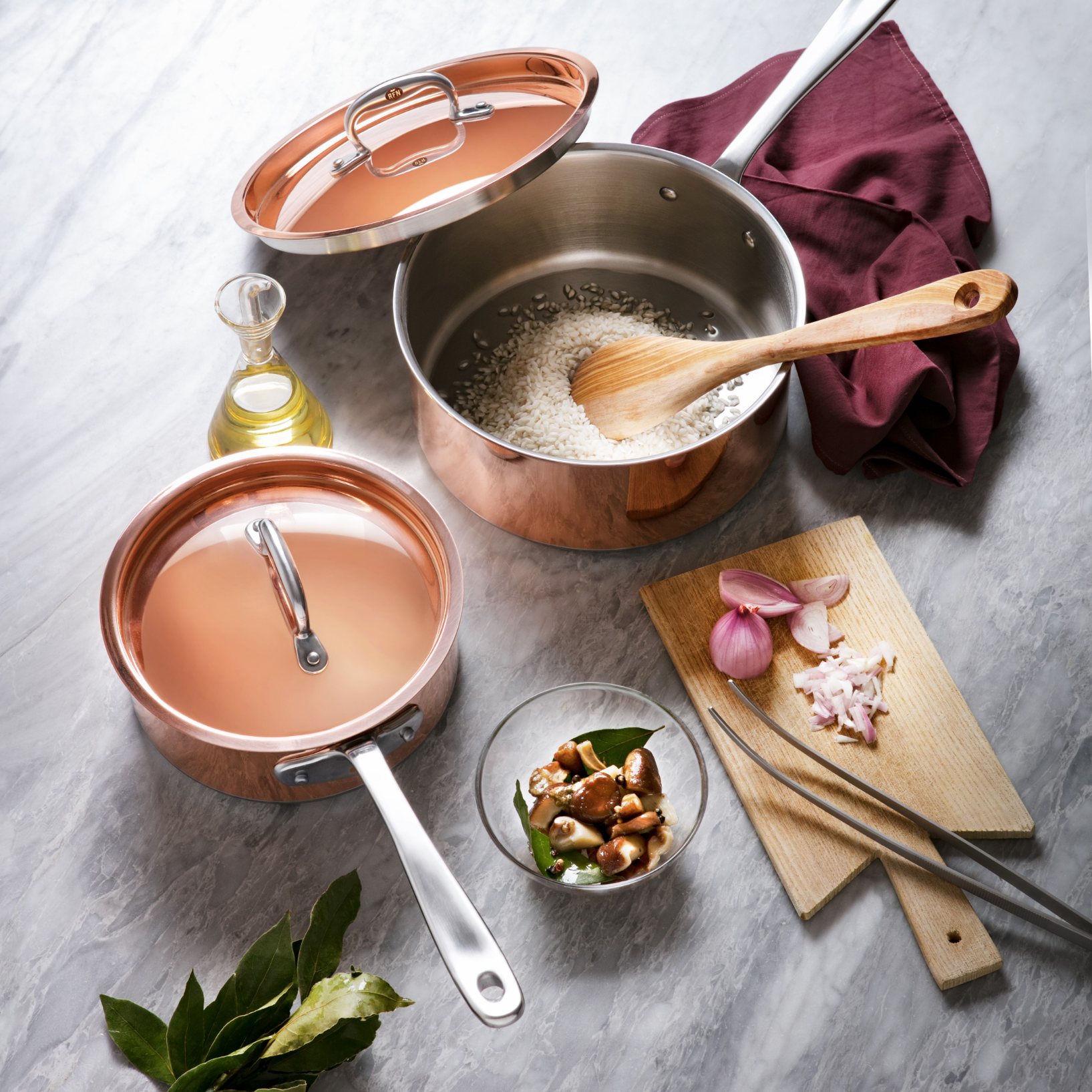 Sautepanna CON CLASSE 24 cm, koppar, Ruffoni