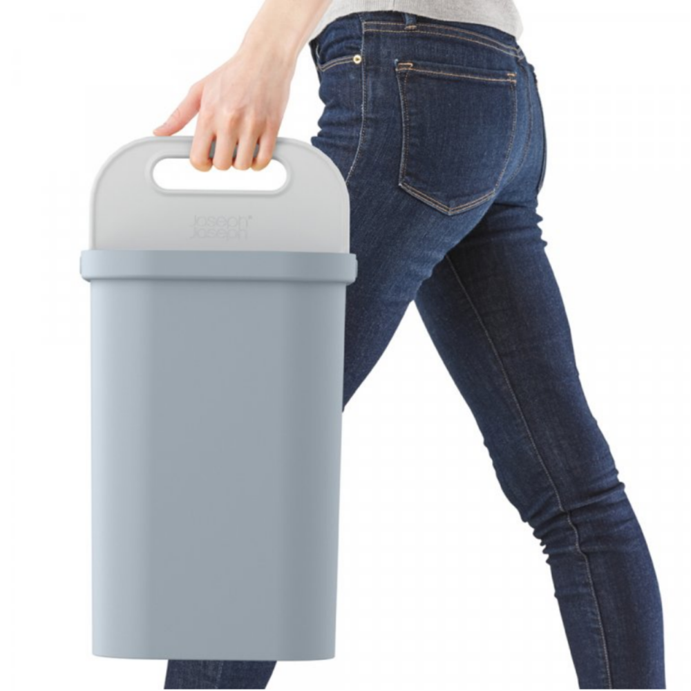 Soptunna GORECYCLE 30112 46 l, för sorterat avfall, grå, Joseph Joseph