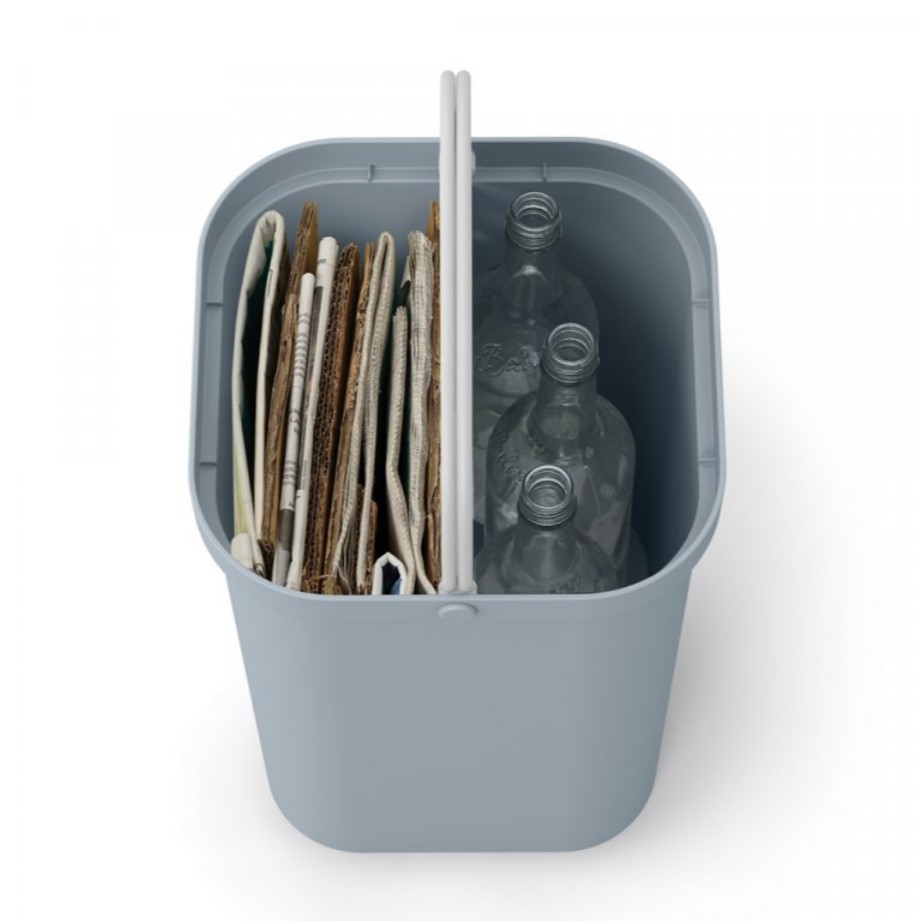 Soptunna GORECYCLE 30112 46 l, för sorterat avfall, grå, Joseph Joseph
