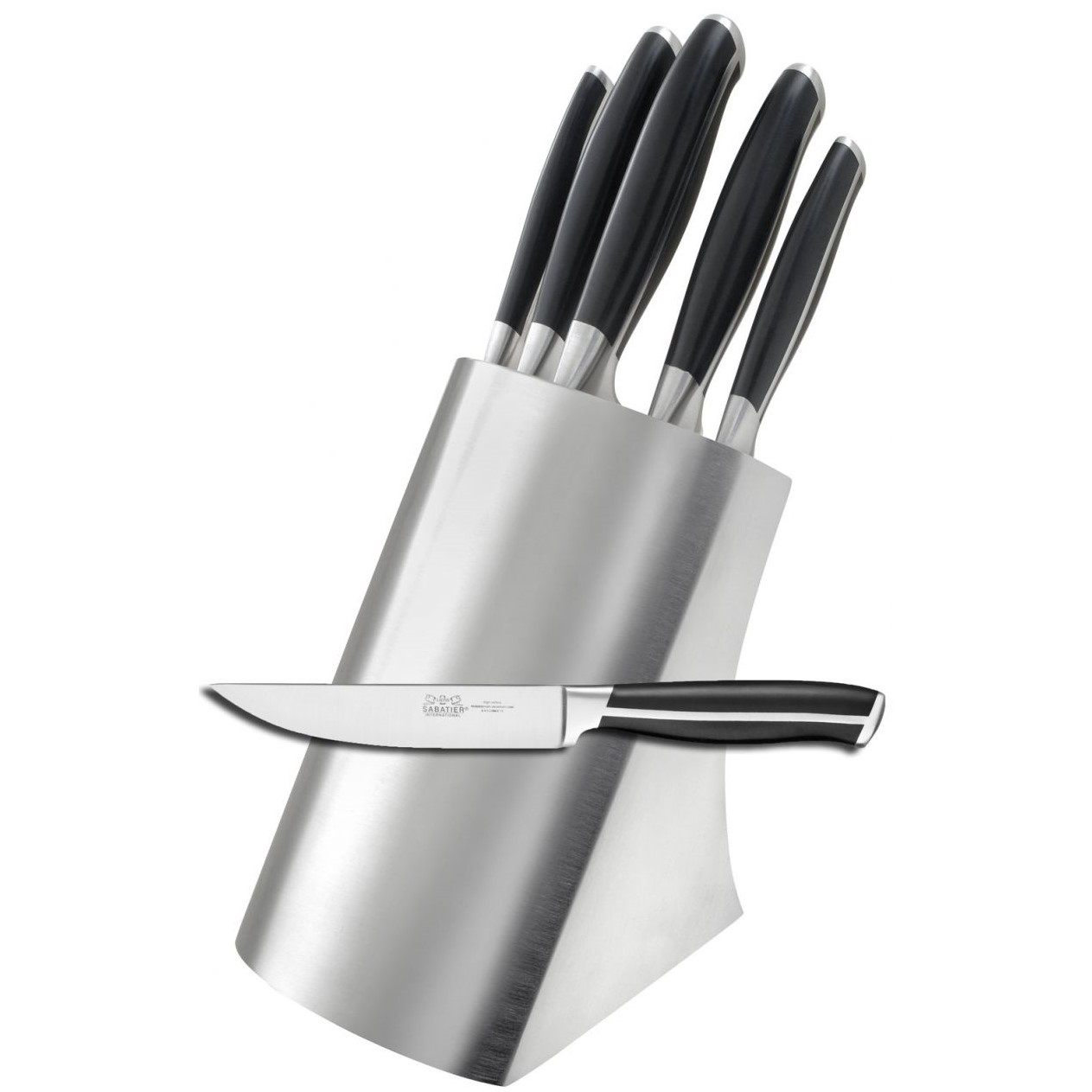 Knivblock GLASGOW, med JUPIT-knivar, set i 6 delar, Lion Sabatier