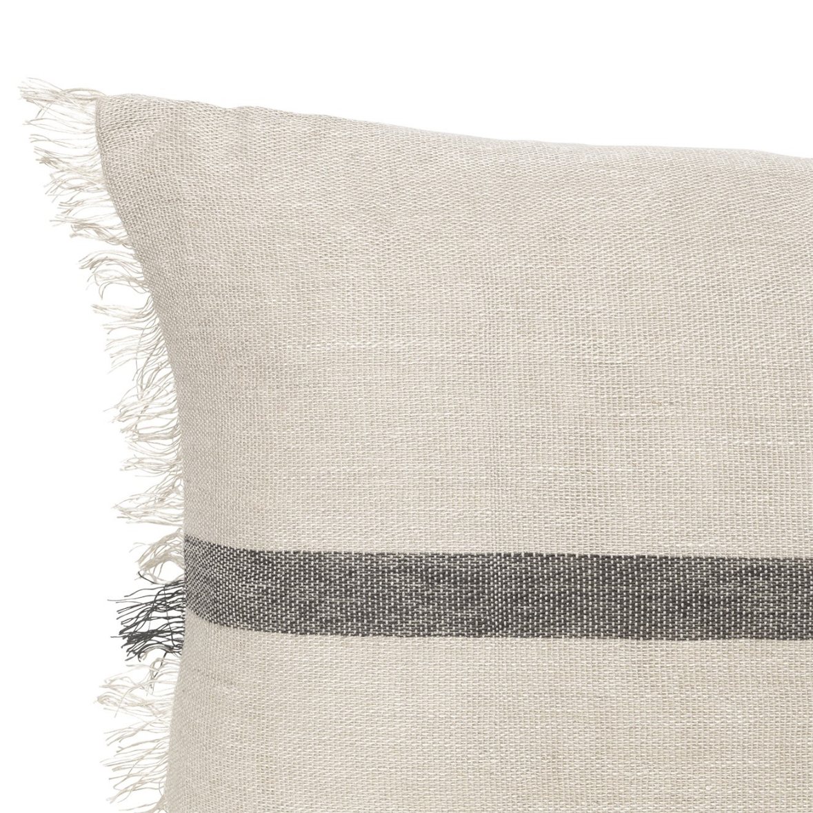 Prydnadskudde CALM 40 x 90 cm, beige, bomull / linné, fast LIVING