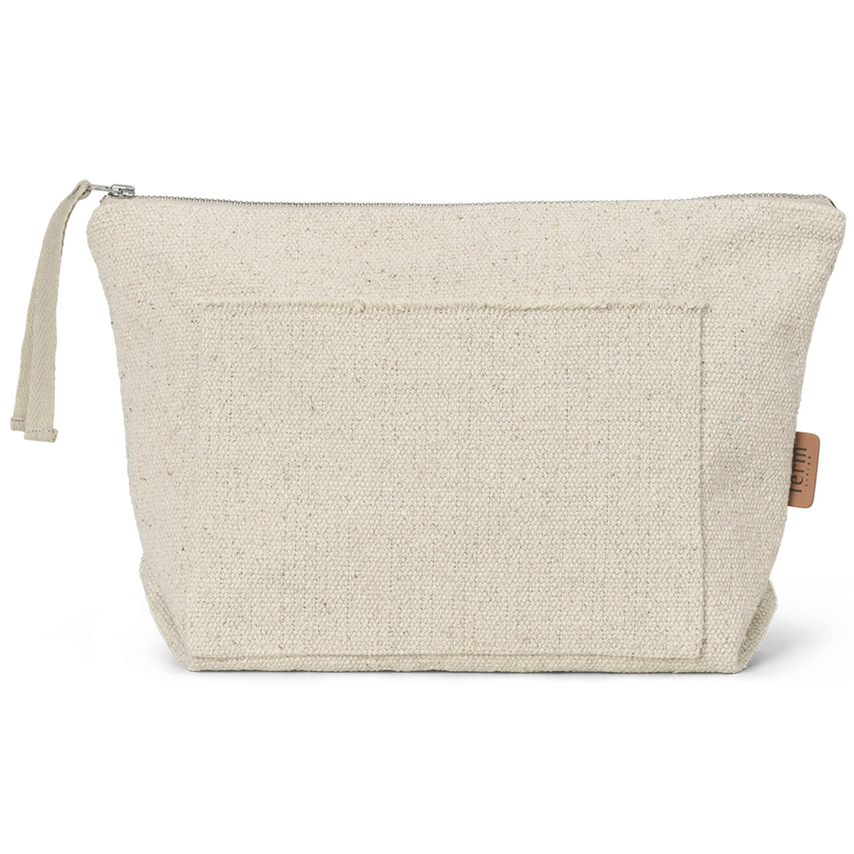 Sminkväska 30 x 23 cm, vit, bomull, fast LIVING