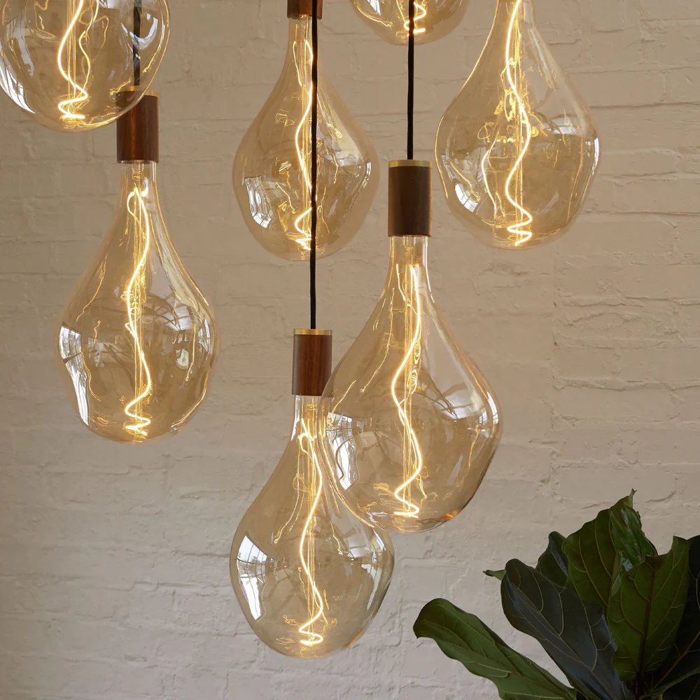 Glödlampa VORONOI III, LED 5W E27 2200K, Tala