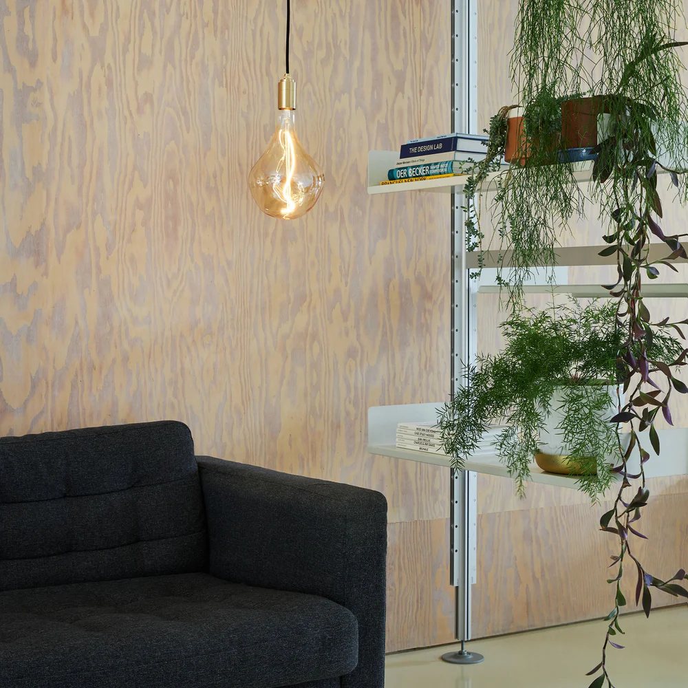 Glödlampa VORONOI II, LED 3W E27 2200K, Tala