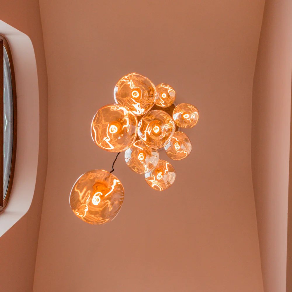 Glödlampa VORONOI II, LED 3W E27 2200K, Tala