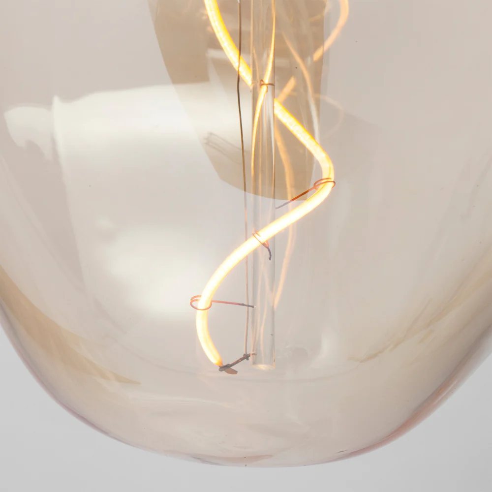 Glödlampa VORONOI II, LED 3W E27 2200K, Tala