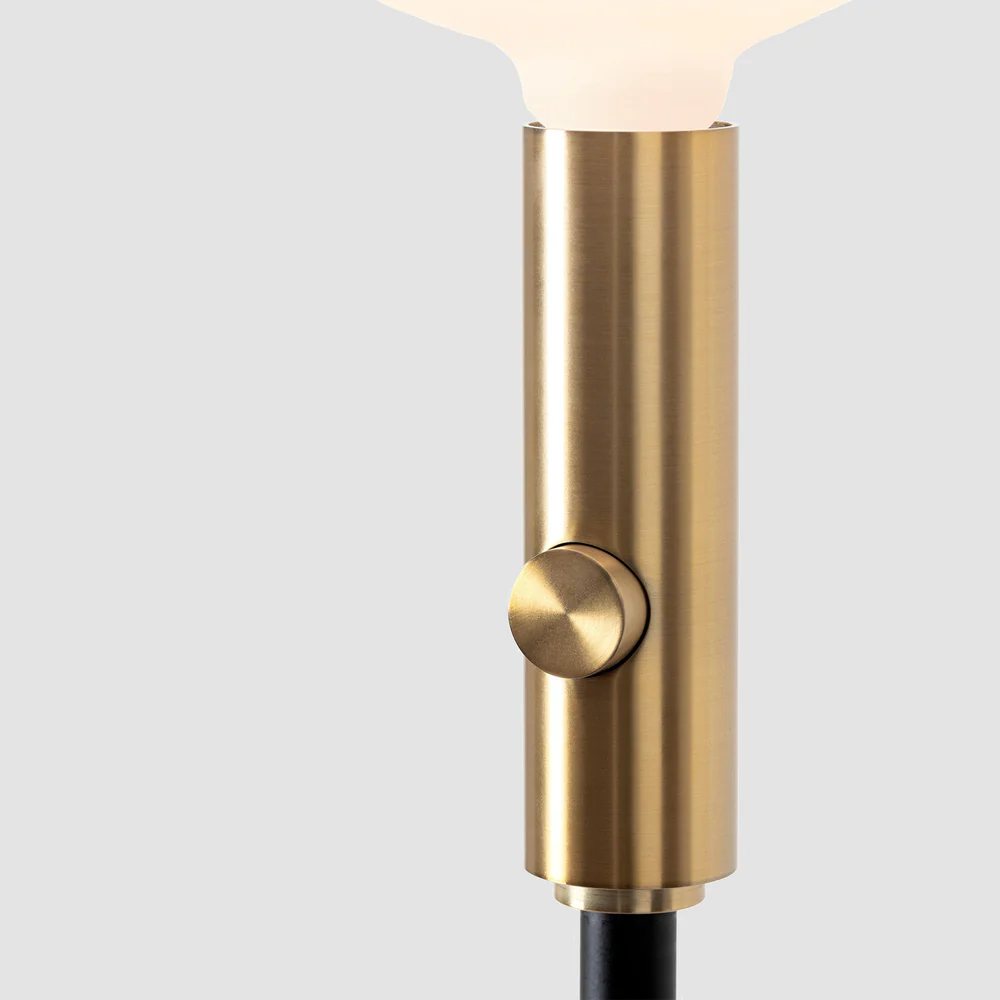 Golvlampa POISE 170 cm, svart, stål, Tala
