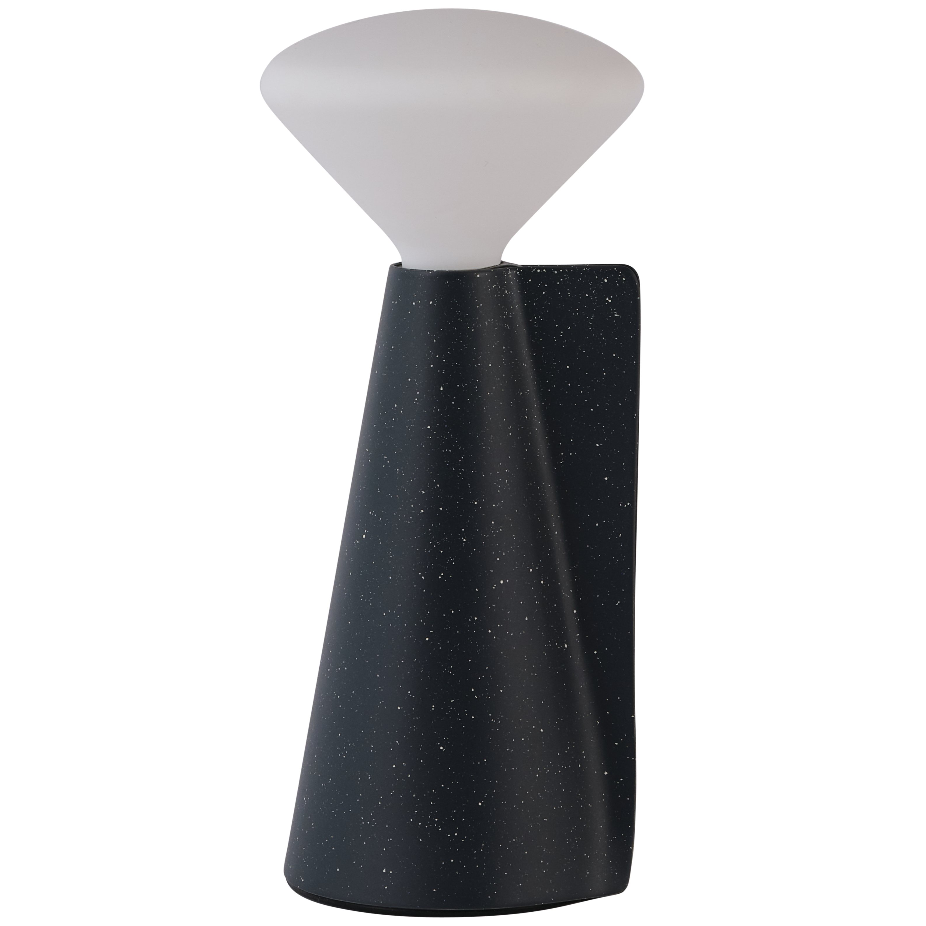Bärbar bordslampa MANTLE 19 cm, svart, rostfritt stål, Tala