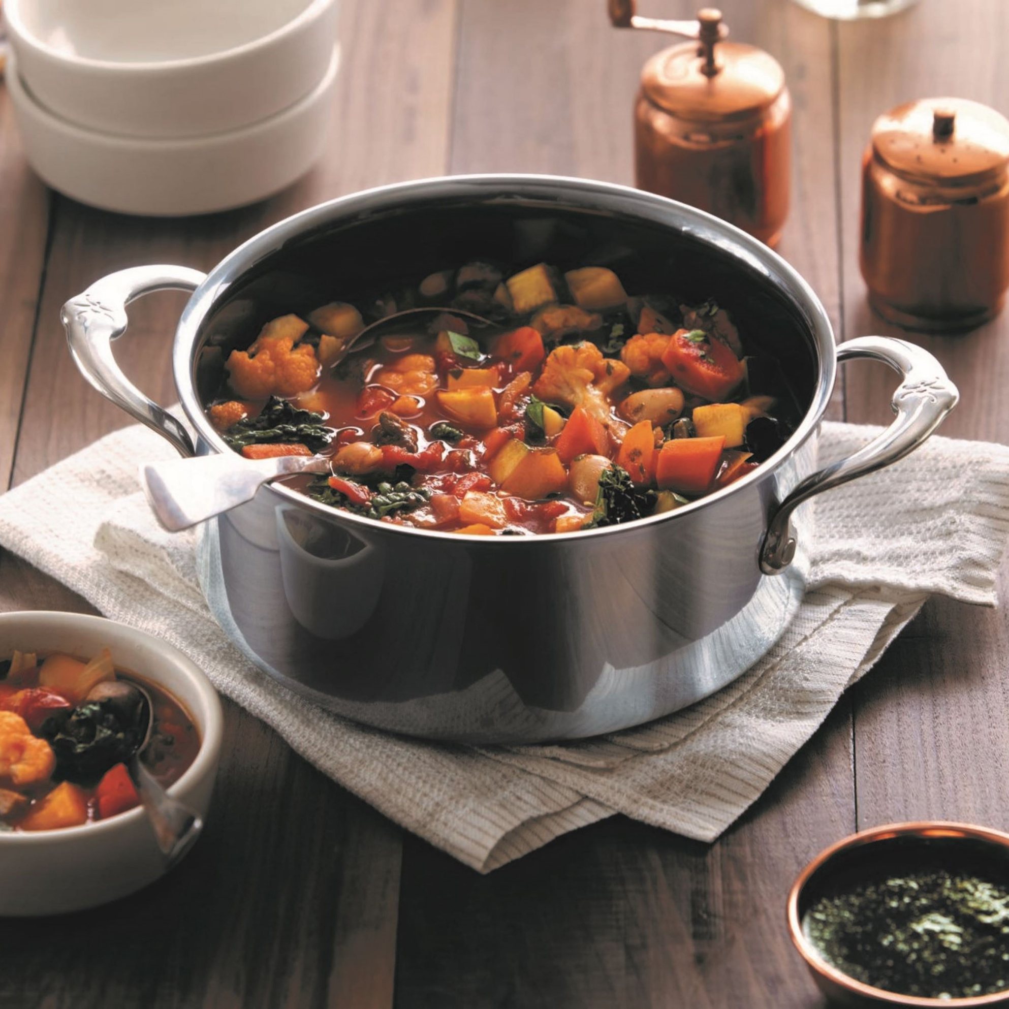 Kokgryta NANOBOND TITANIUM 20 cm, 2,8 l, rostfritt stål, Hestan