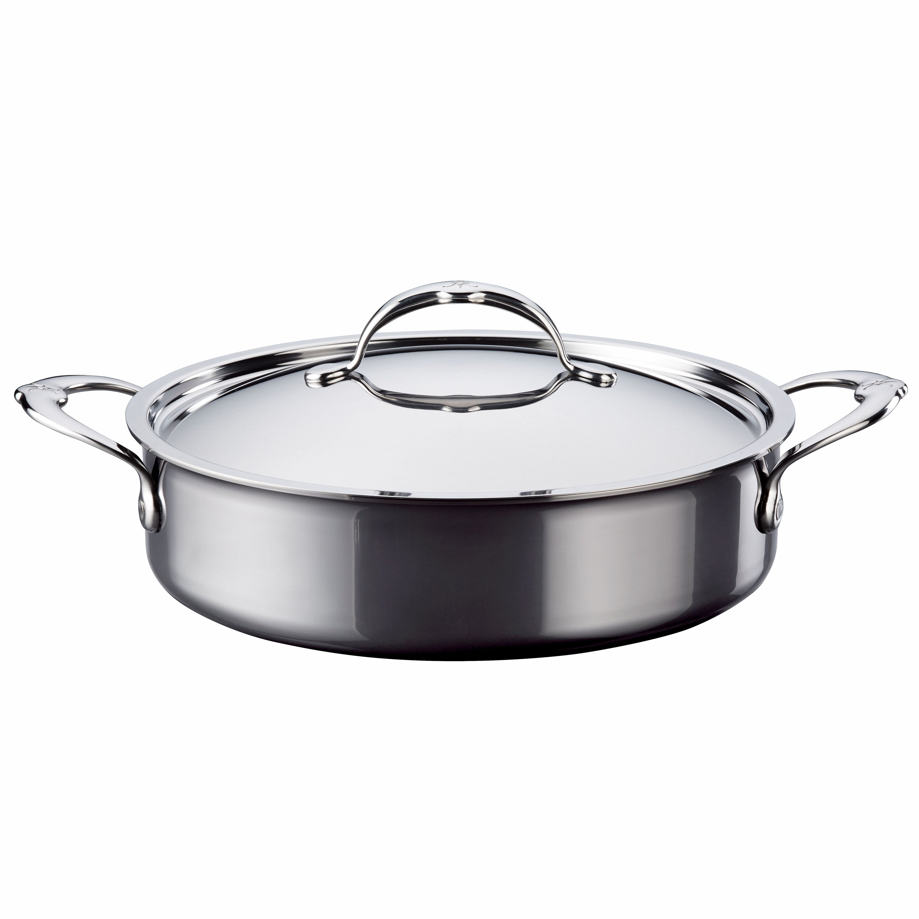 Serveringspanna NANOBOND TITANIUM 26 cm, 3,3 l, rostfritt stål, Hestan
