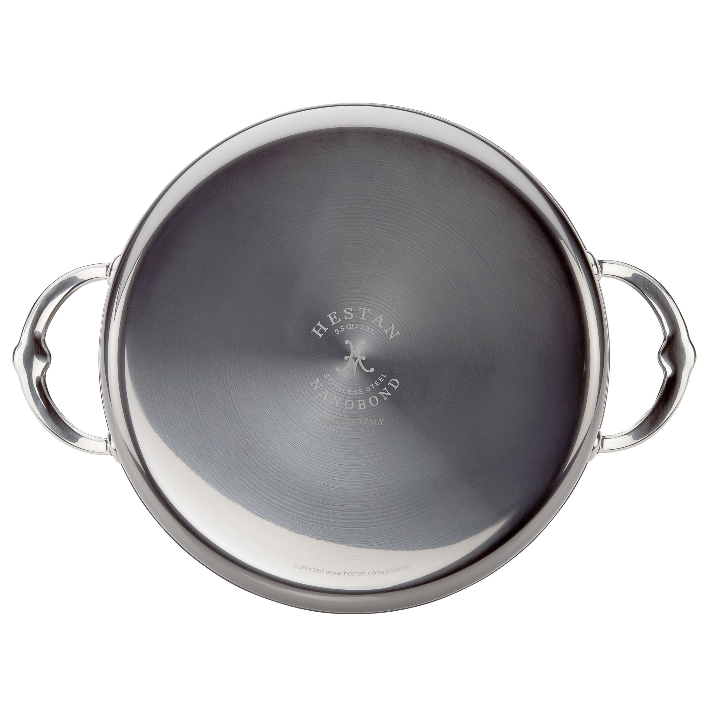 Serveringspanna NANOBOND TITANIUM 26 cm, 3,3 l, rostfritt stål, Hestan