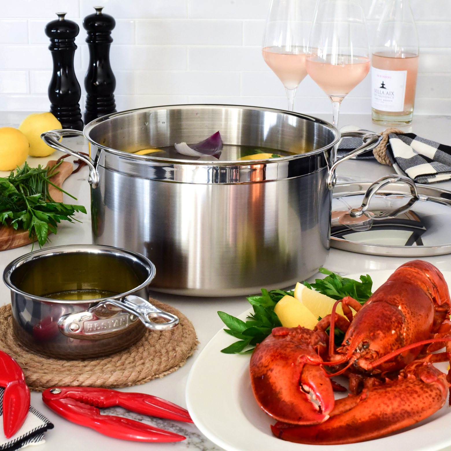 Kokgryta PROBOND 26 cm, 7,6 l, rostfritt stål, Hestan