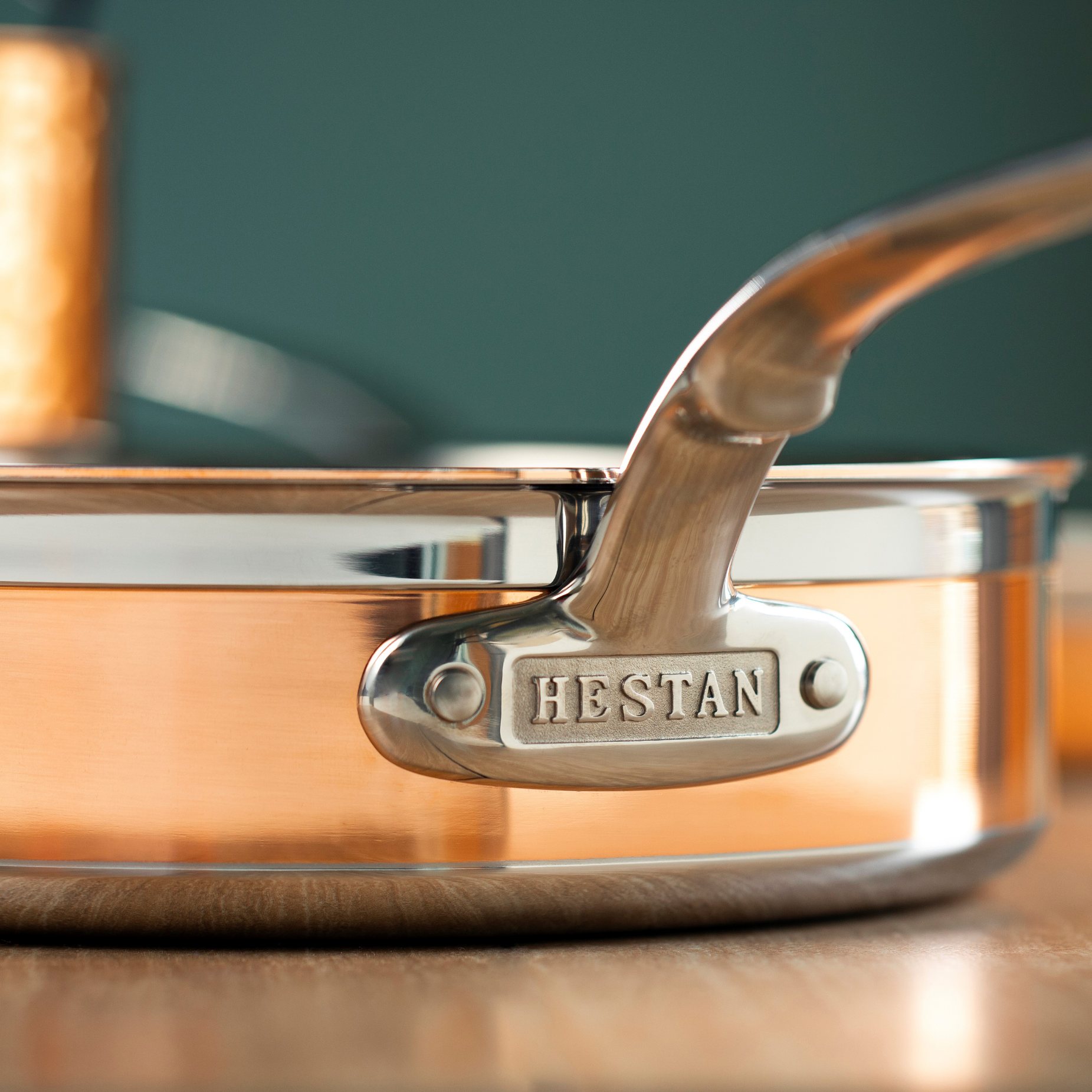 Sautepanna COPPERBOND 26 cm, 3,3 l, koppar, Hestan