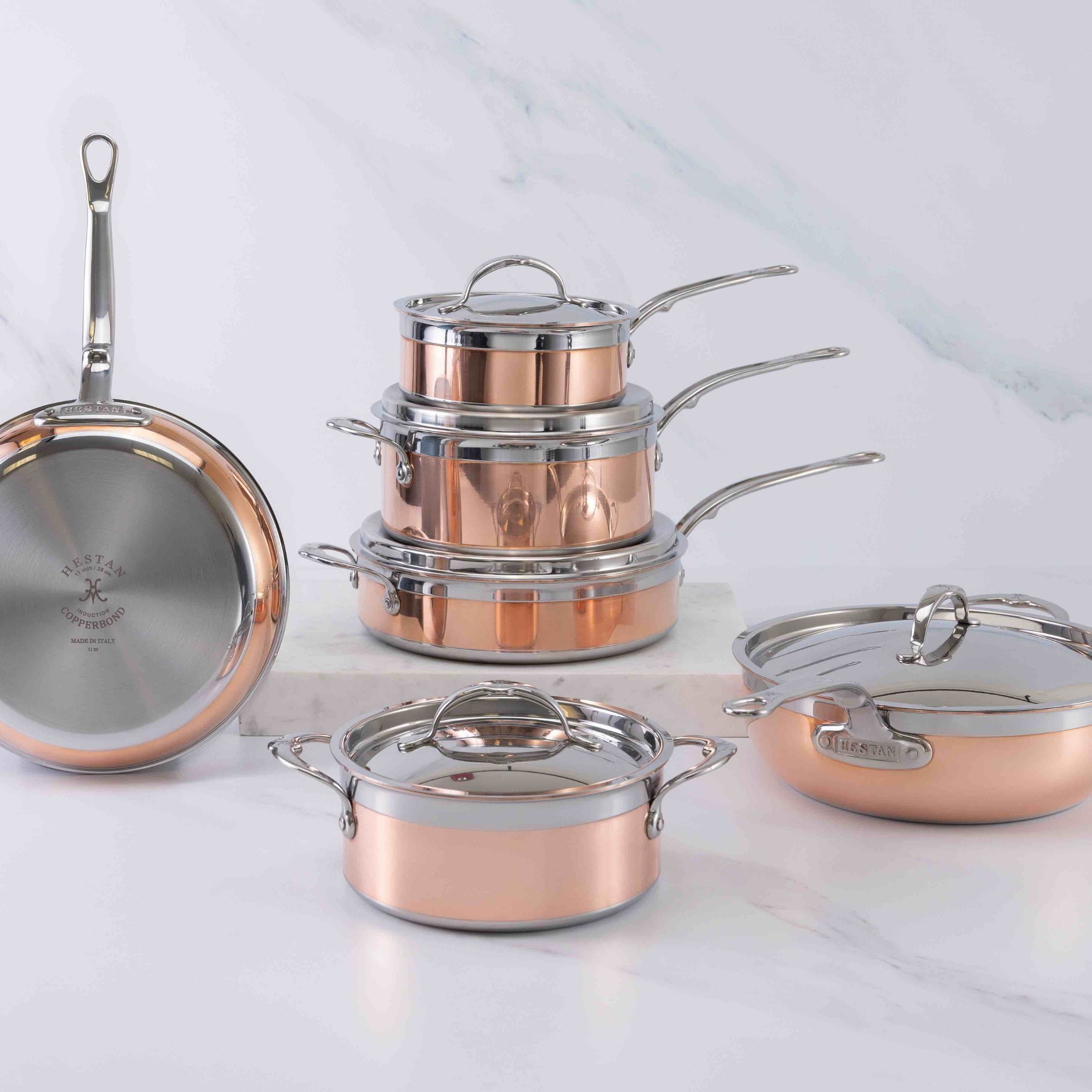 Sautepanna COPPERBOND 26 cm, 3,3 l, koppar, Hestan