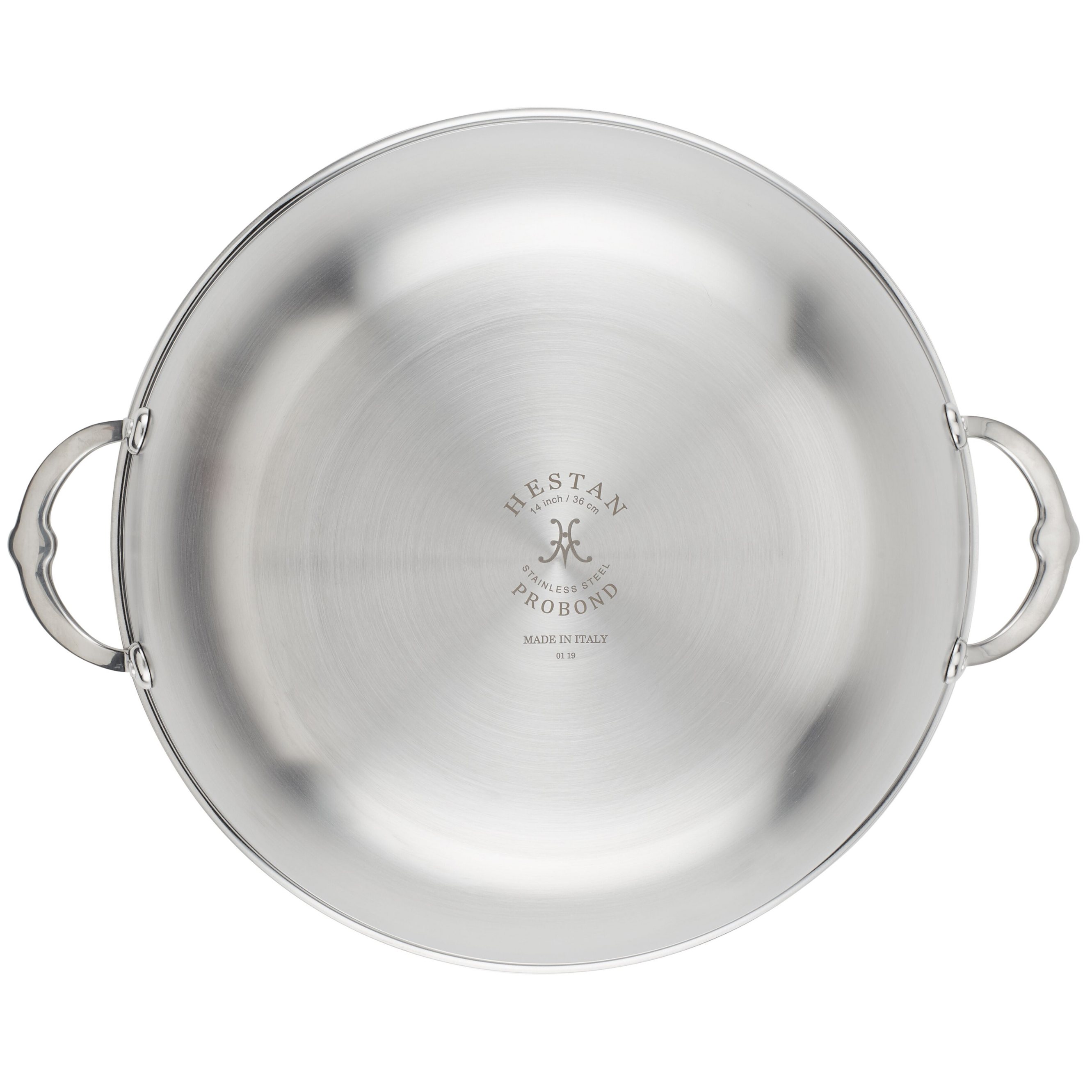 Induktionswok PROBOND 36 cm, 4,7 l, rostfritt stål, Hestan