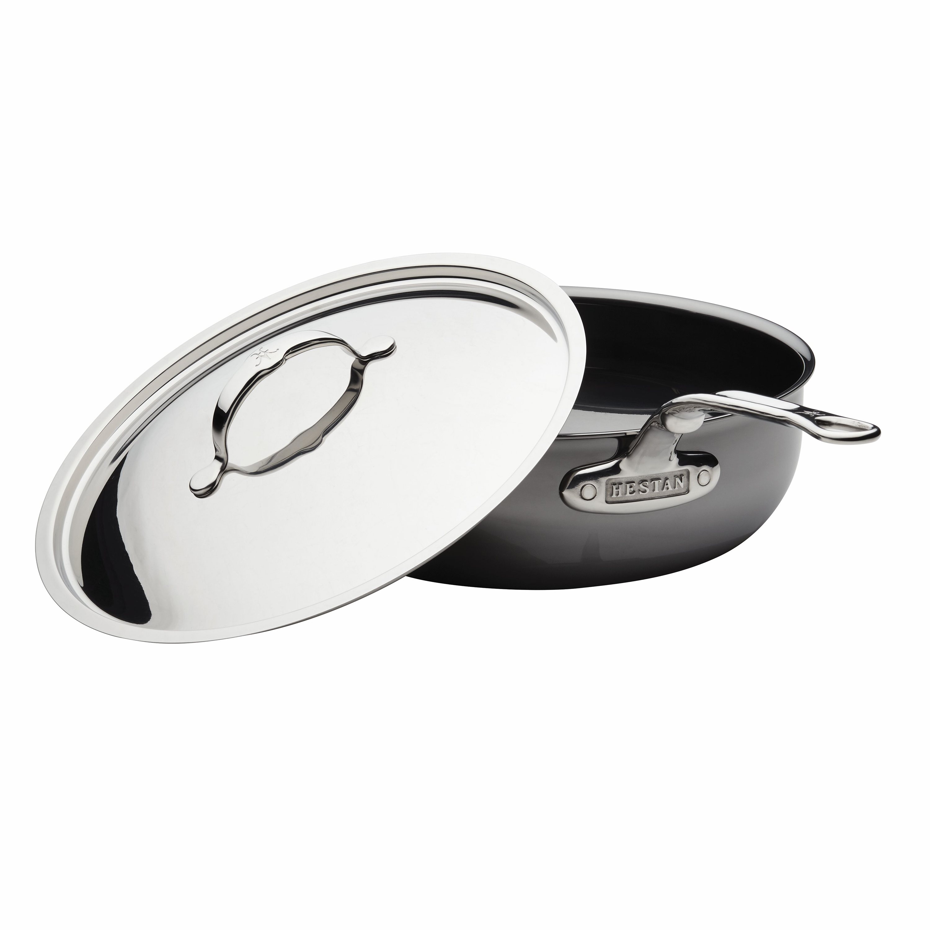 Sautepanna NANOBOND TITANIUM 24 cm, 3,3 l, rostfritt stål, Hestan