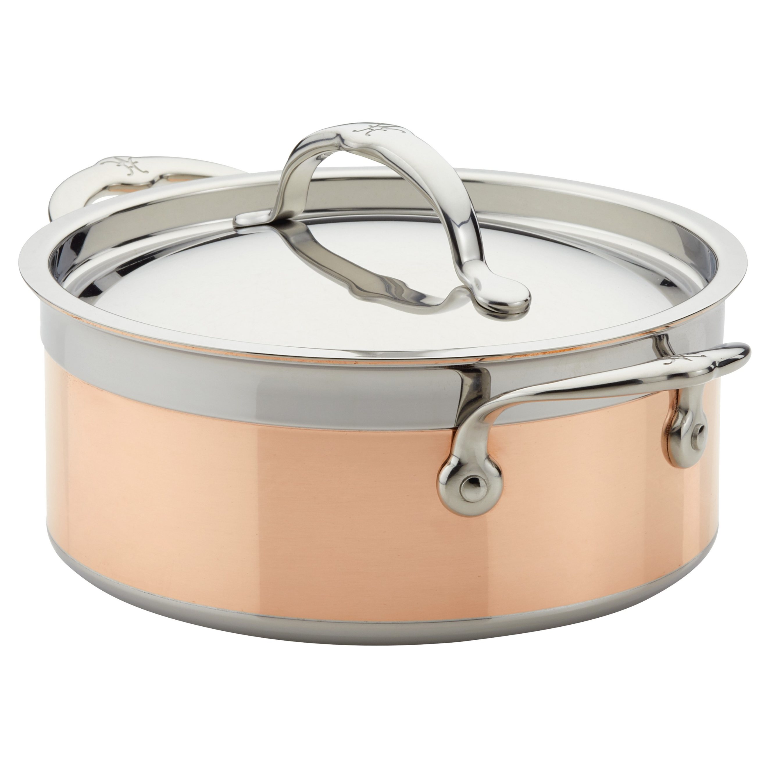 Kokgryta COPPERBOND 20 cm, 2,8 l, koppar, Hestan