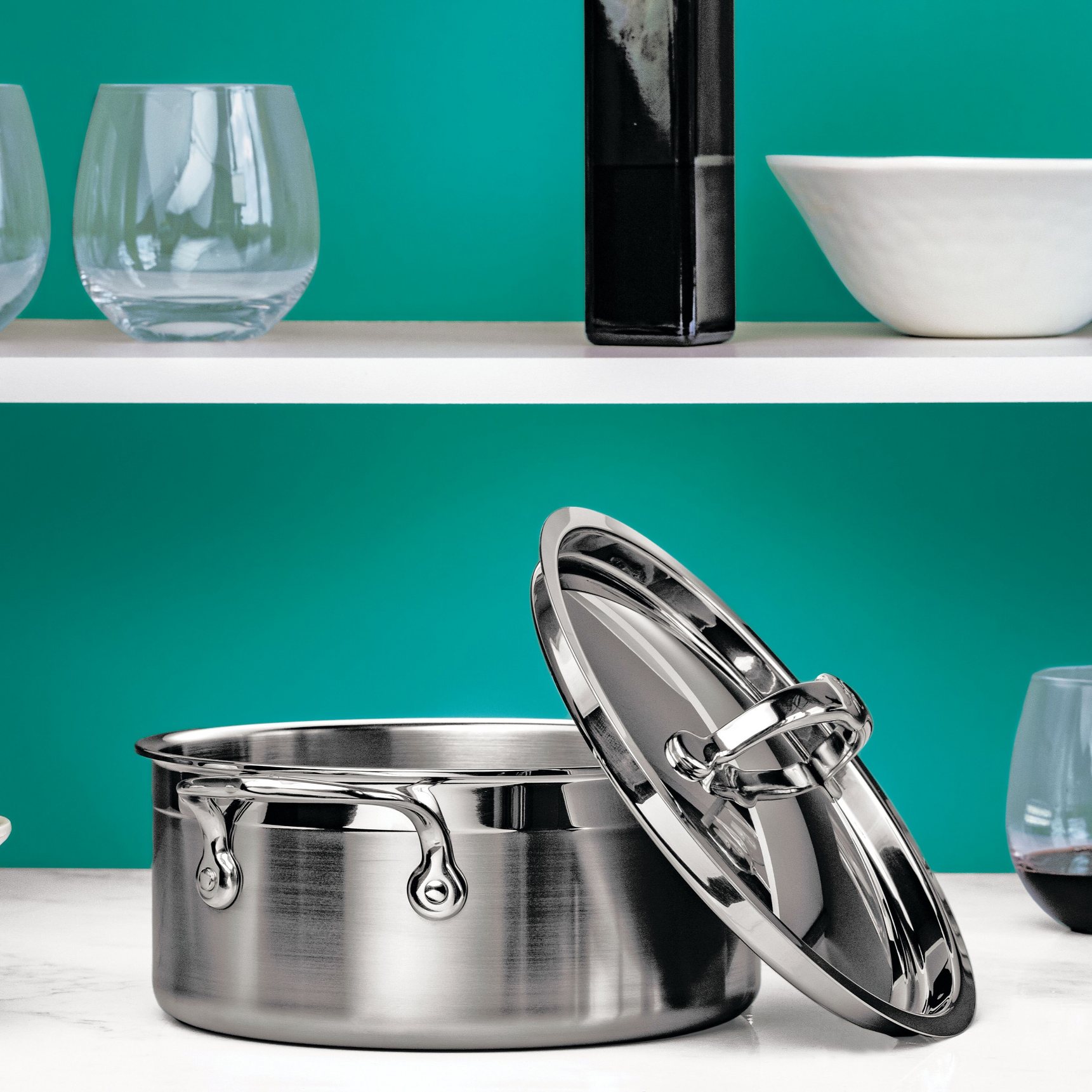 Kokgryta PROBOND 20 cm, 2,8 l, rostfritt stål, Hestan