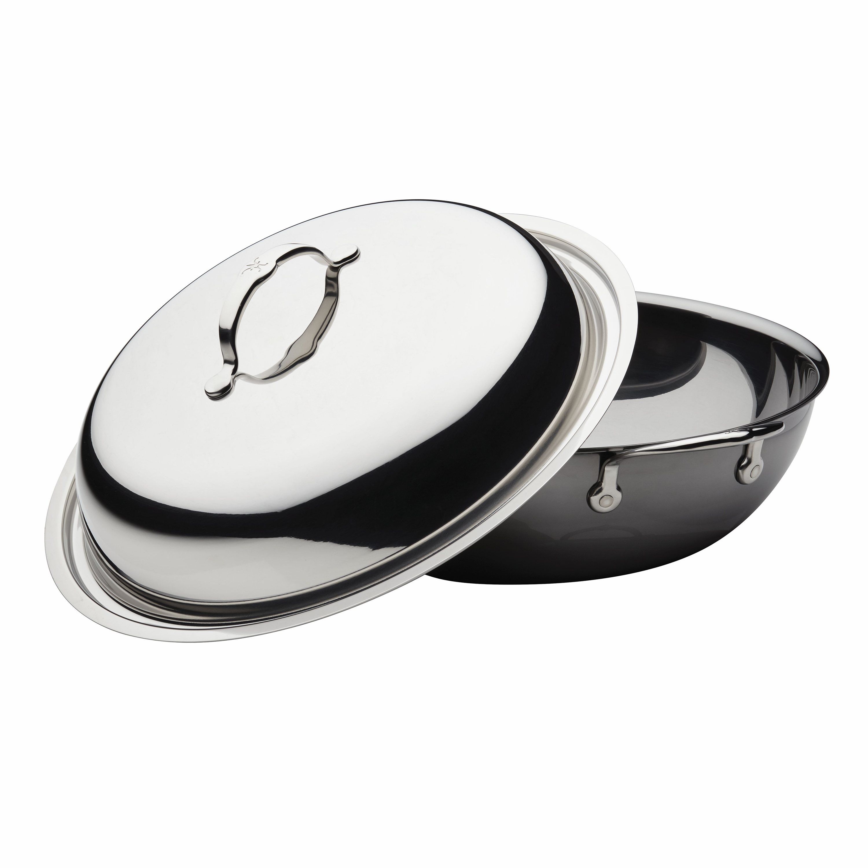 Induktionswok NANOBOND TITANIUM 36 cm, 4,7 l, rostfritt stål, Hestan