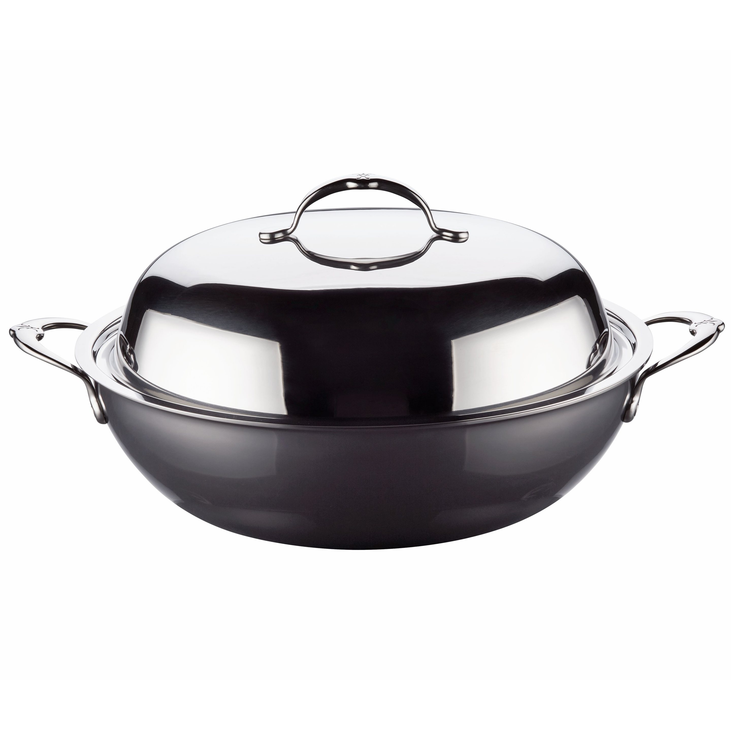 Induktionswok NANOBOND TITANIUM 36 cm, 4,7 l, rostfritt stål, Hestan