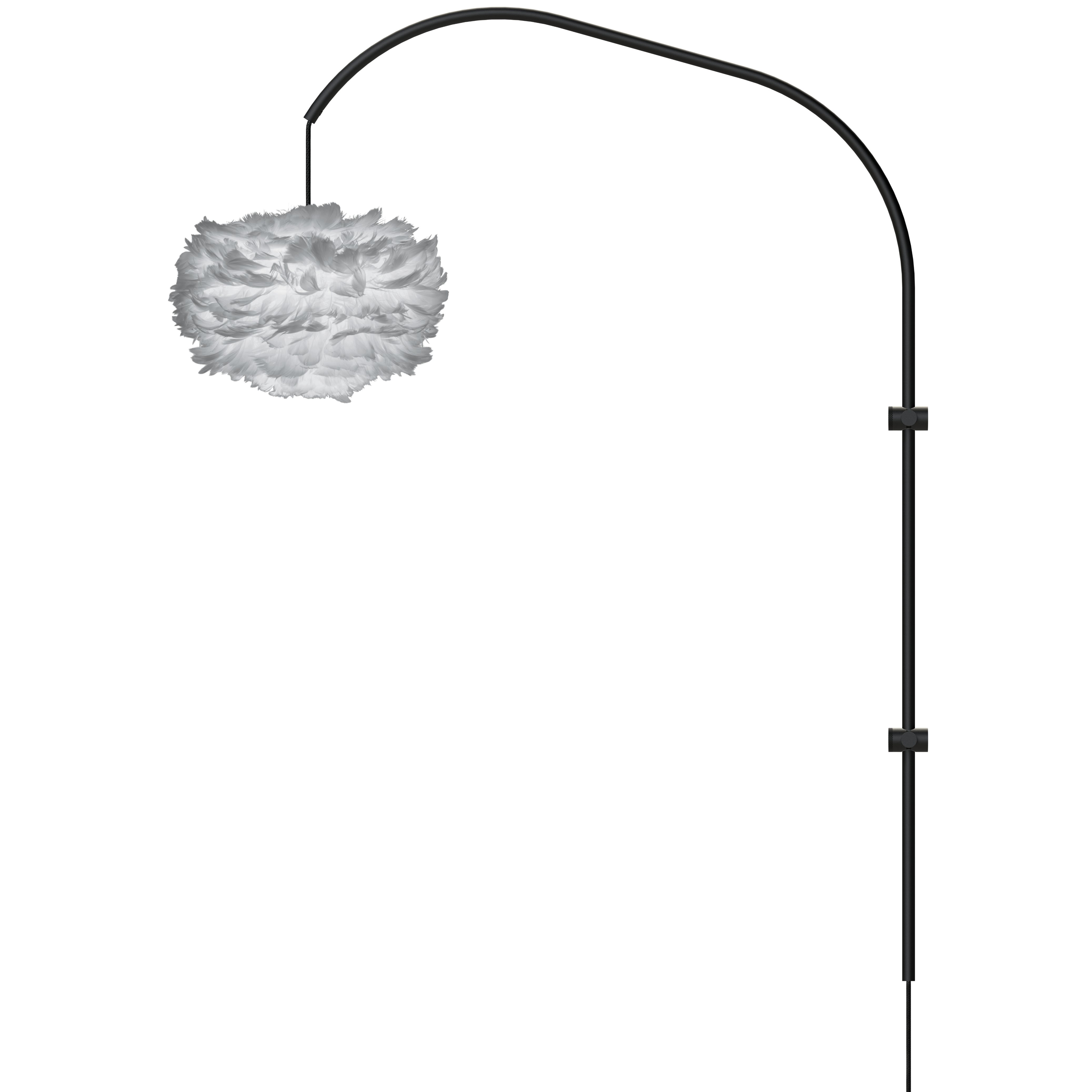 Lampskärm EOS 35 cm, grå, gåsdun, Umage