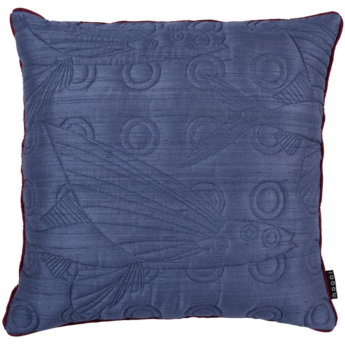 215280 povlak na dekoracni polstar flying coral fish 50 x 50 cm modra hedvabi moooi