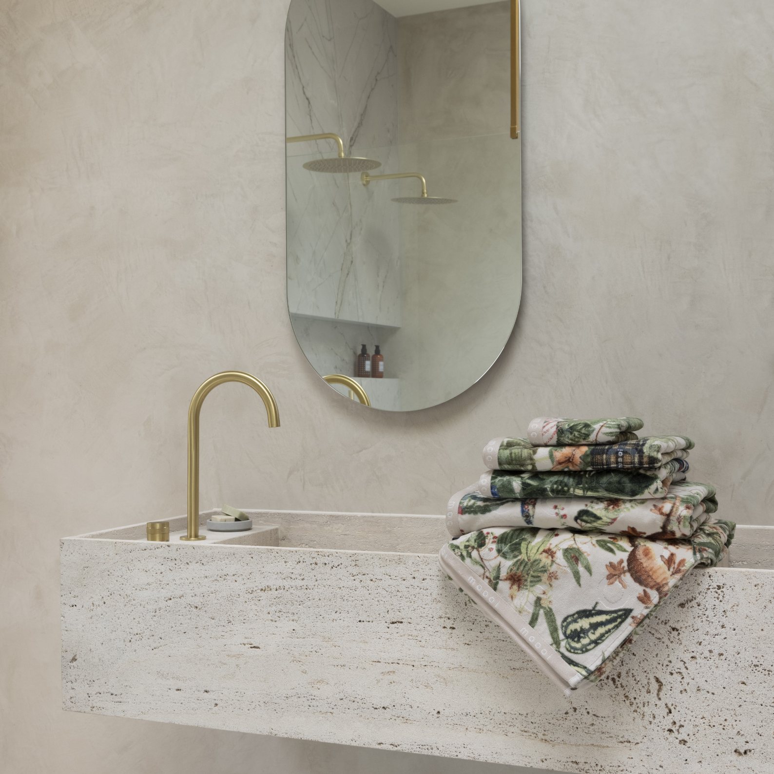 215295 5 rucnik menagerie 70 x 140 cm slonova kost bavlna moooi