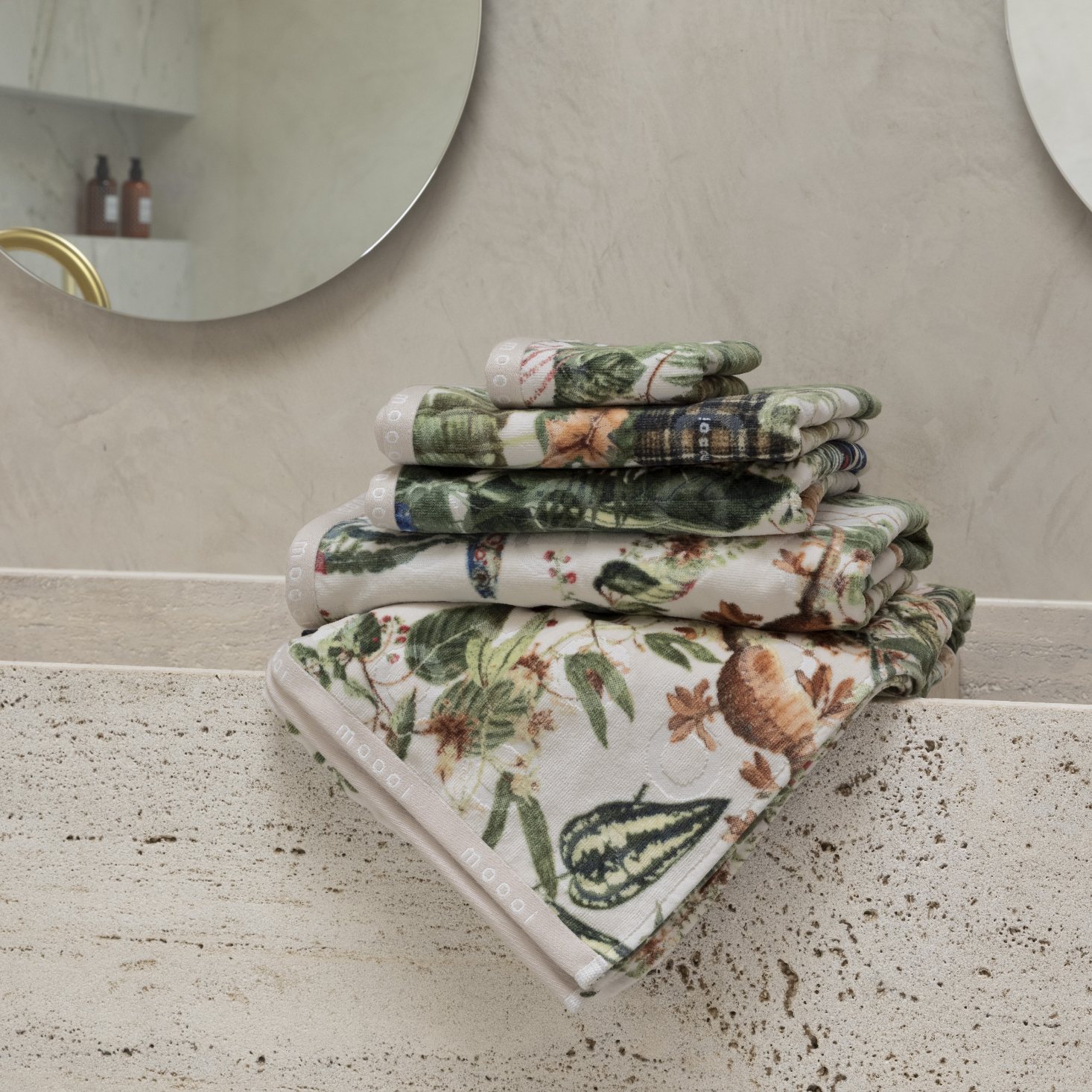 215295 6 rucnik menagerie 70 x 140 cm slonova kost bavlna moooi