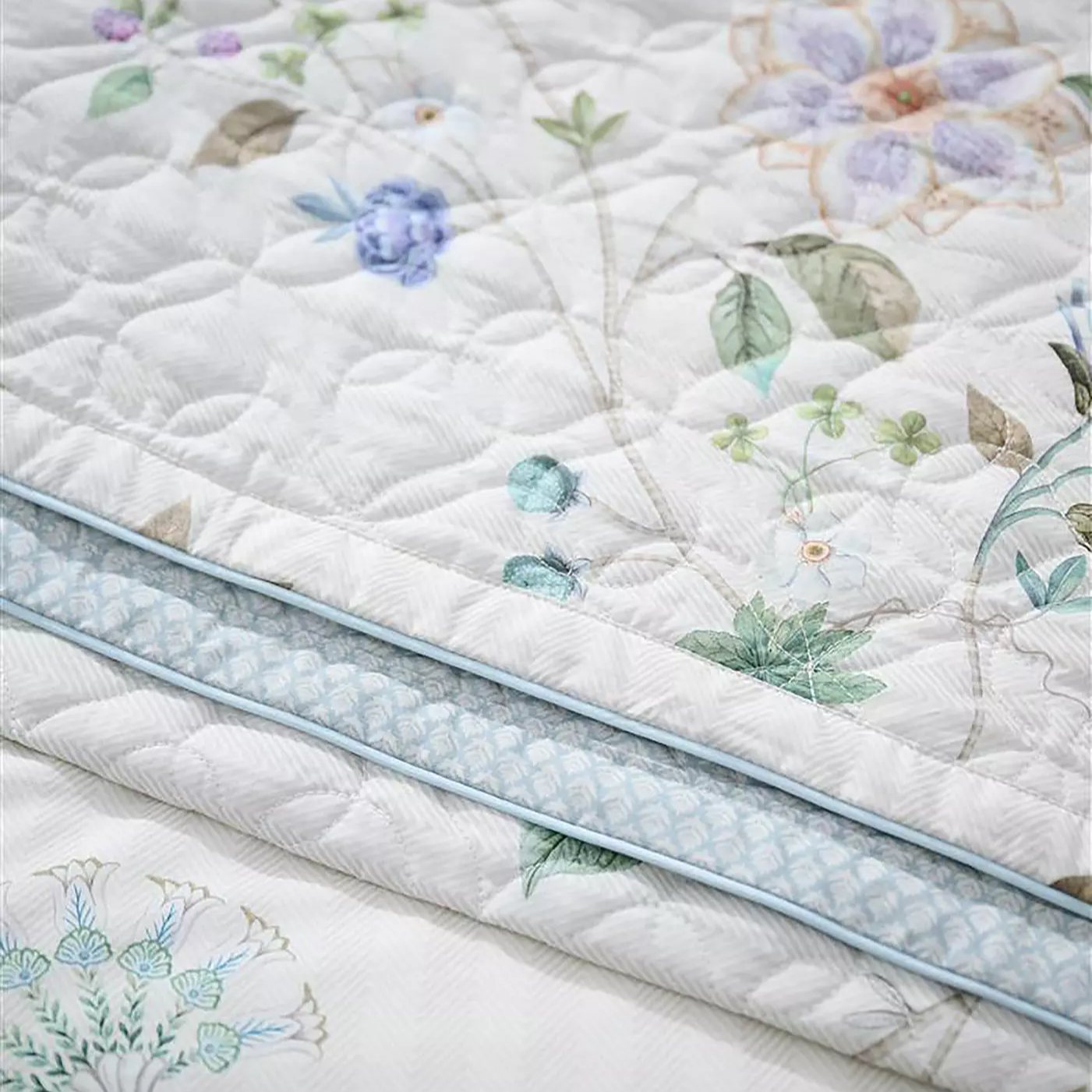 215274 3 dvouluzkove povleceni flores bailando 200 x 220 cm bila bavlneny perkal pip studio