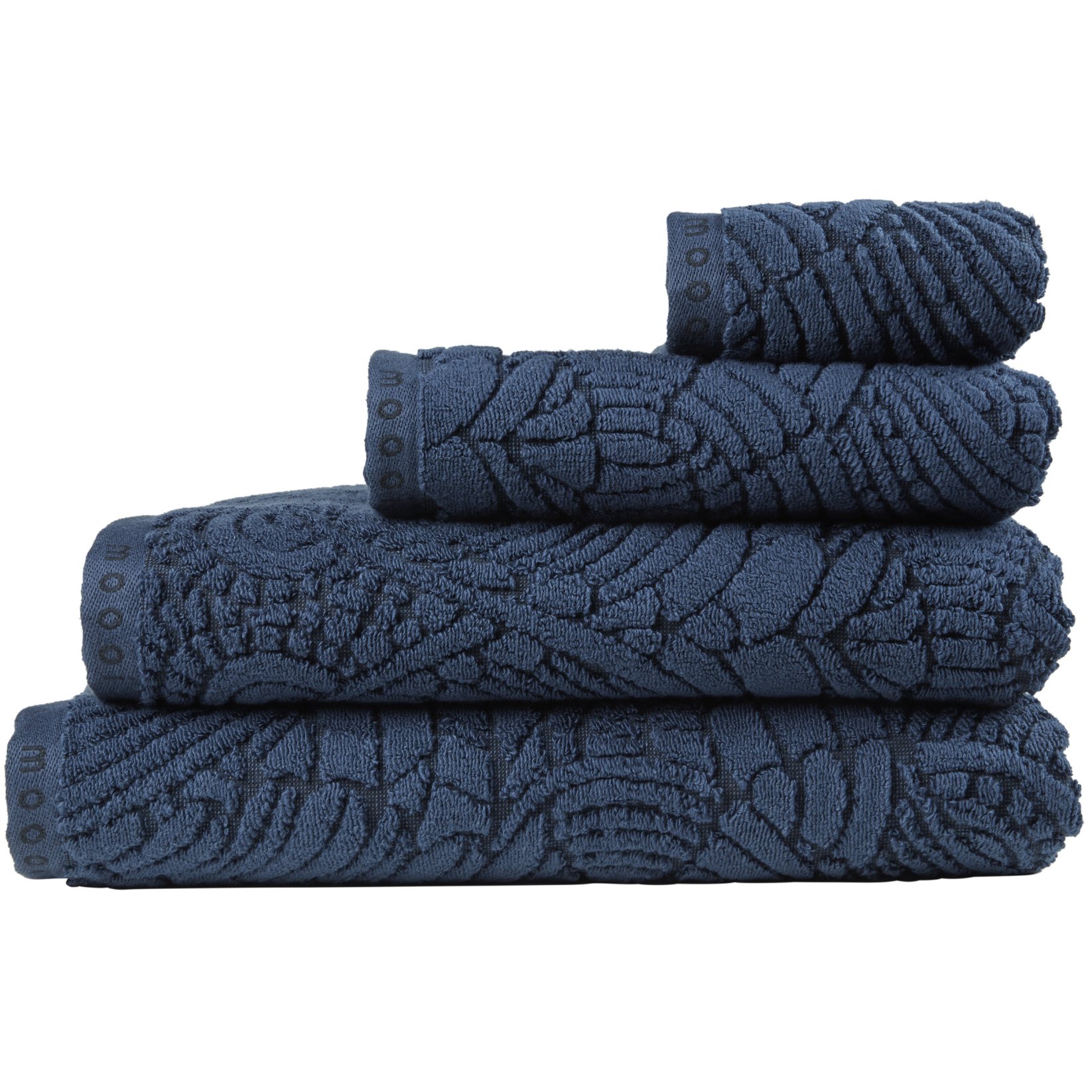 215307 9 rucnik dodo pavone 55 x 100 cm modra bavlna moooi