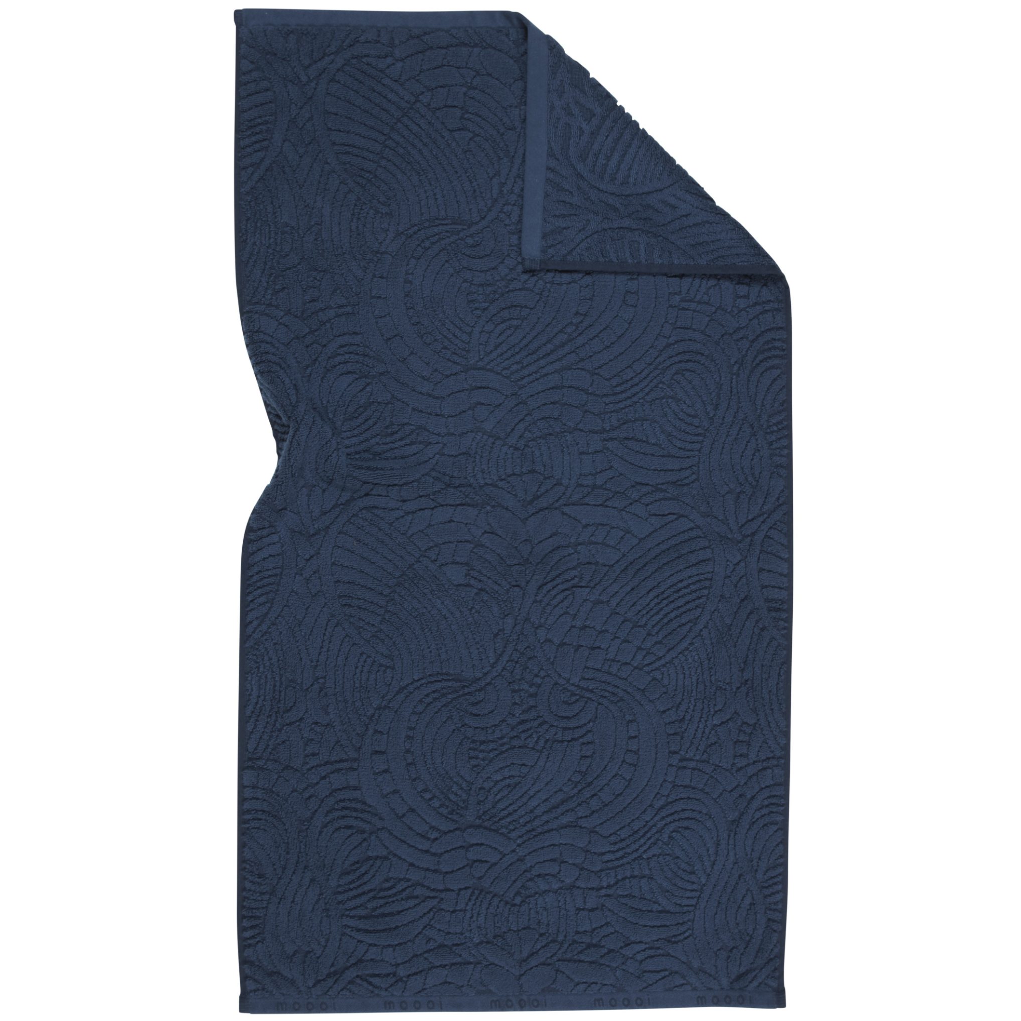 215307 rucnik dodo pavone 55 x 100 cm modra bavlna moooi