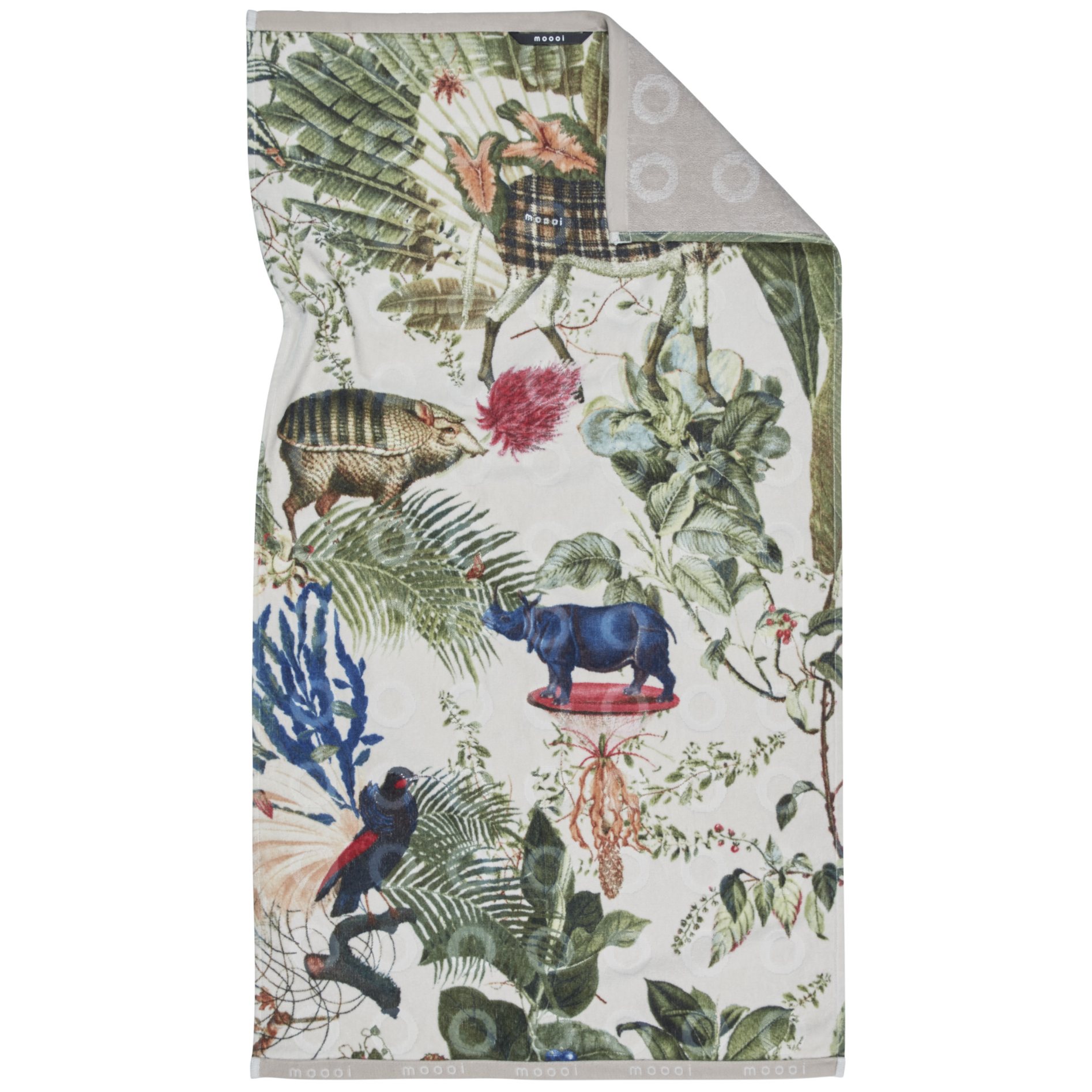 215337 rucnik menagerie 55 x 100 cm slonova kost bavlna moooi