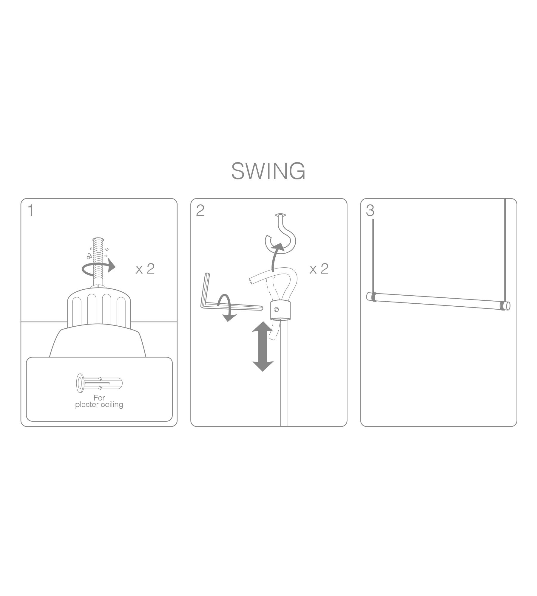 215942 2 vesak na obleceni swing 110 cm tmave hneda drevo lind dna