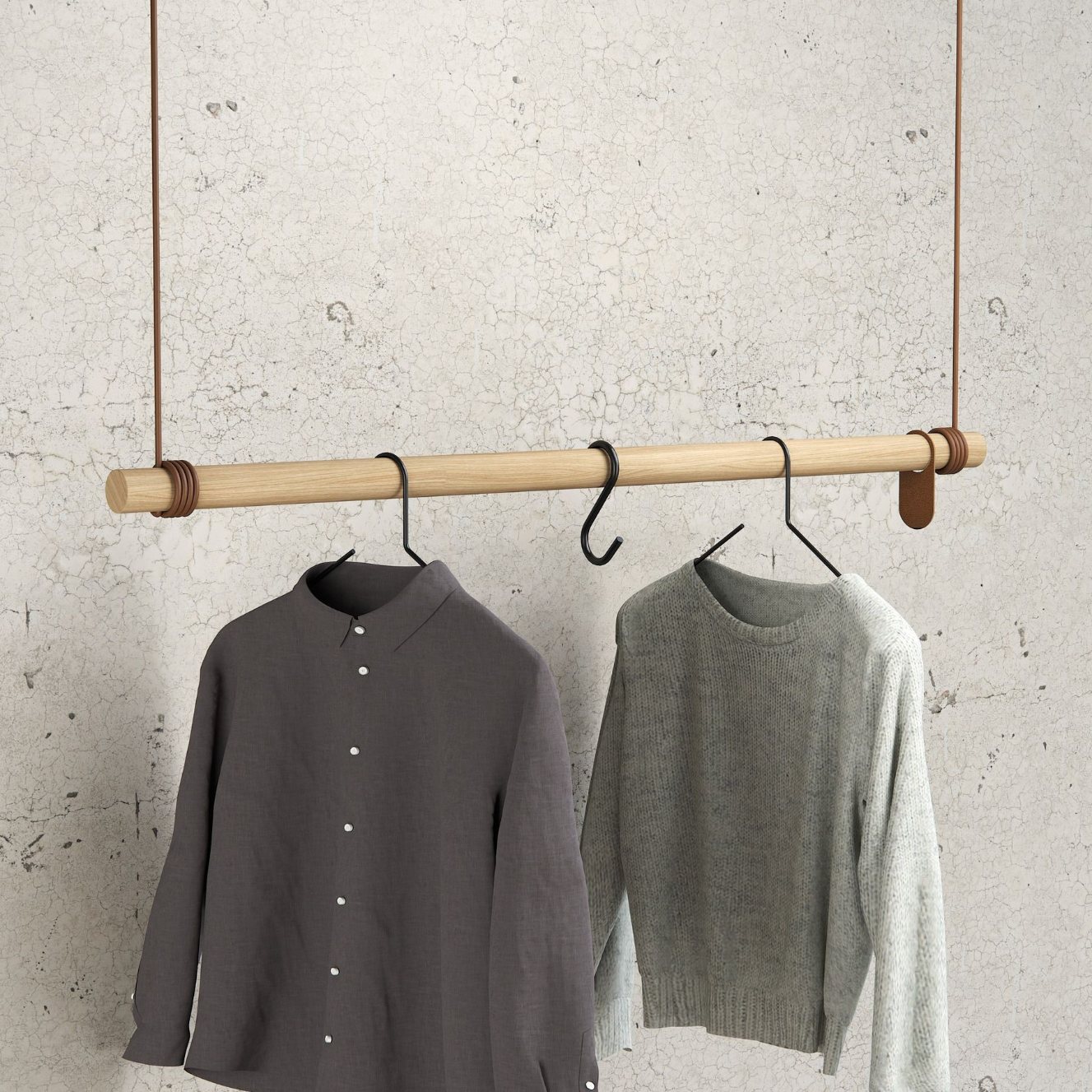 215945 1 vesak na obleceni swing 110 cm prirodni drevo lind dna