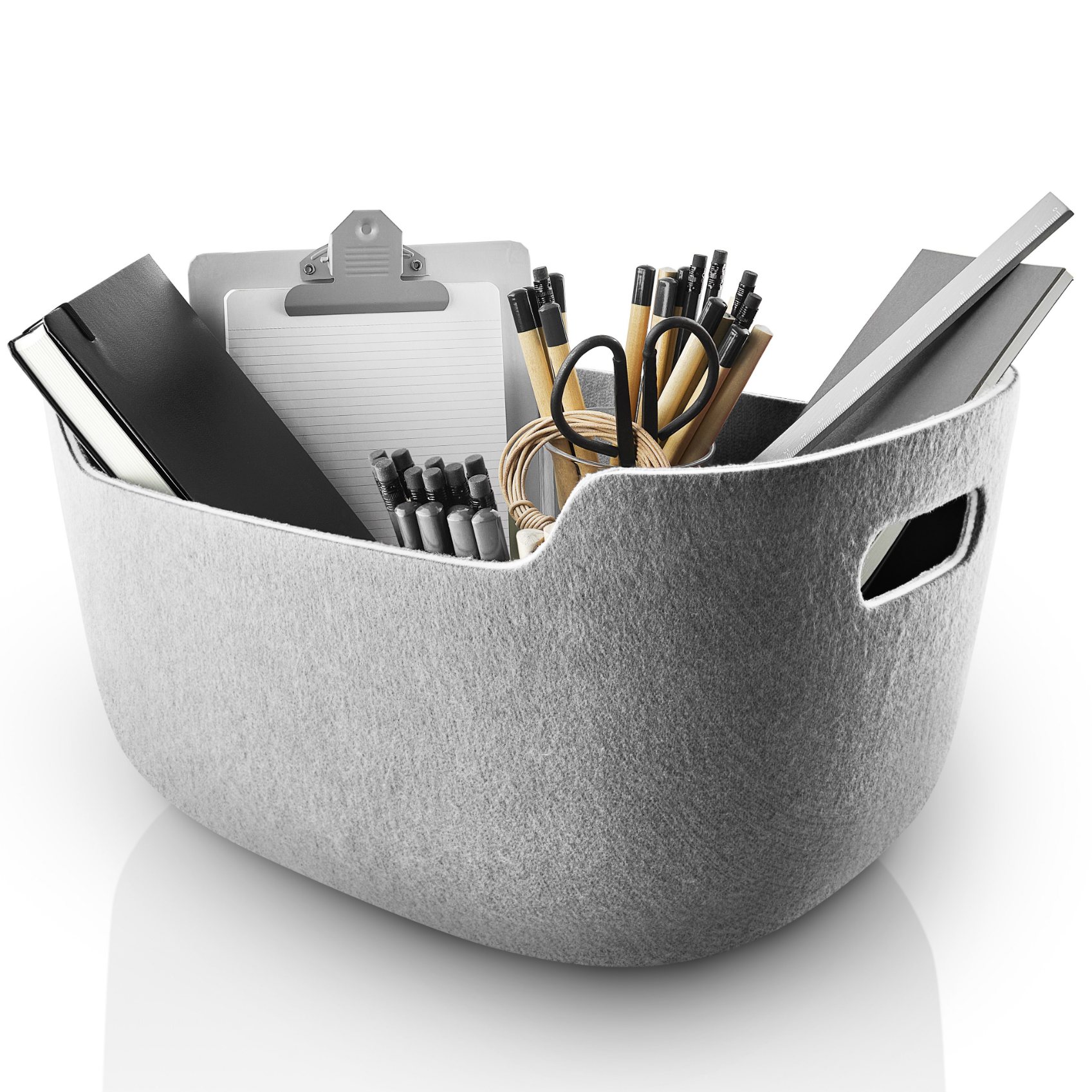 215678 2 ulozny kos tidy 40 x 22 cm seda plast eva solo