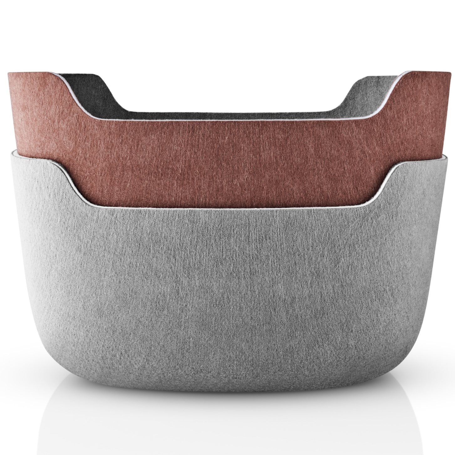 215678 4 ulozny kos tidy 40 x 22 cm seda plast eva solo