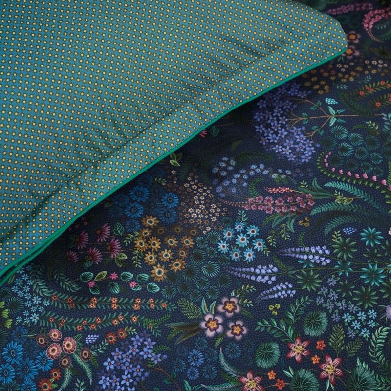 215993 5 jednoluzkove povleceni querida 140 x 200 cm tmave modra bavlneny perkal pip studio