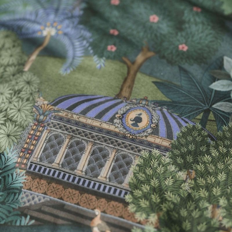 215981 3 jednoluzkove povleceni jardin de noche 140 x 200 cm tmave modra bavlneny perkal pip studio
