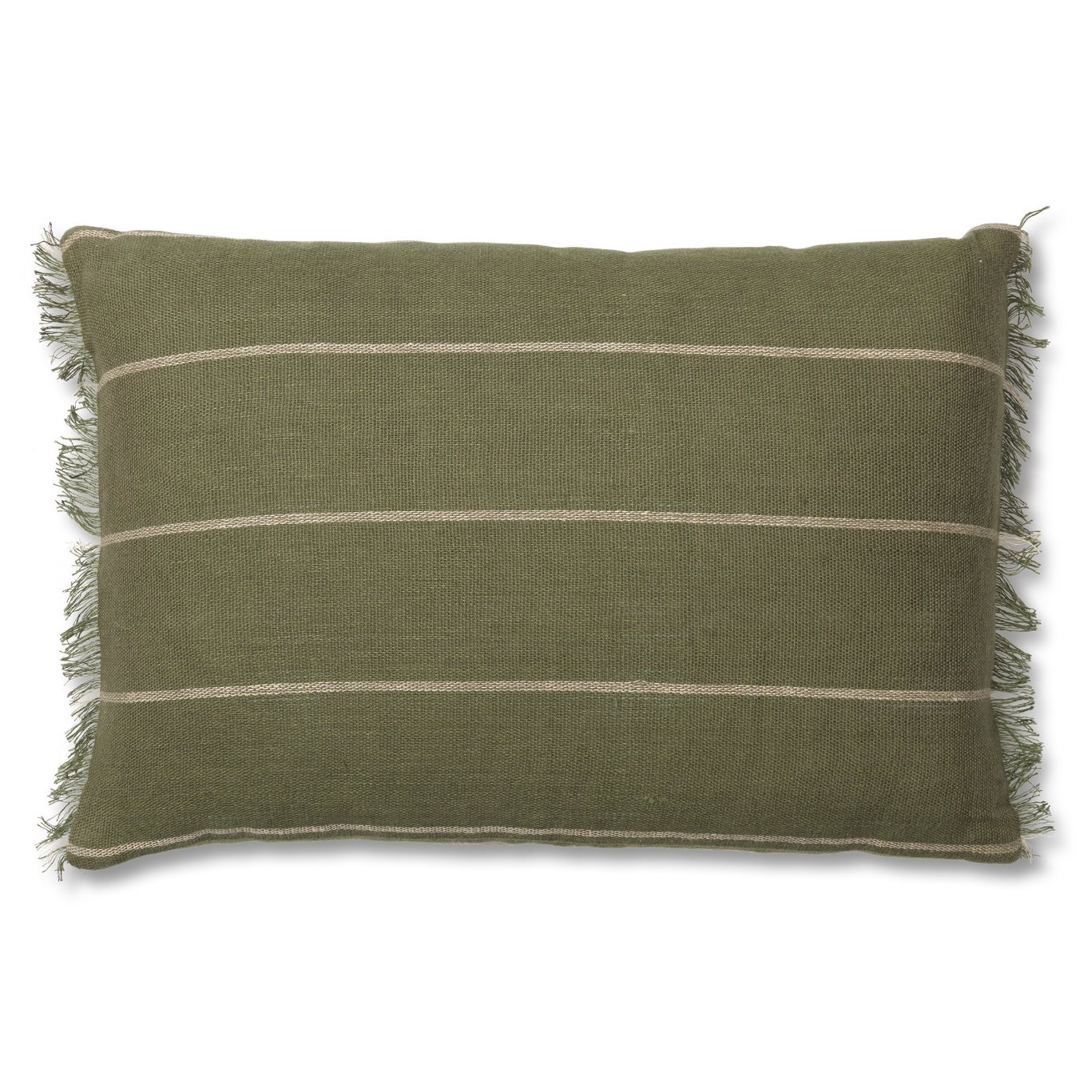 216821 dekoracni polstar calm 60 x 40 cm olivova bavlna len ferm living
