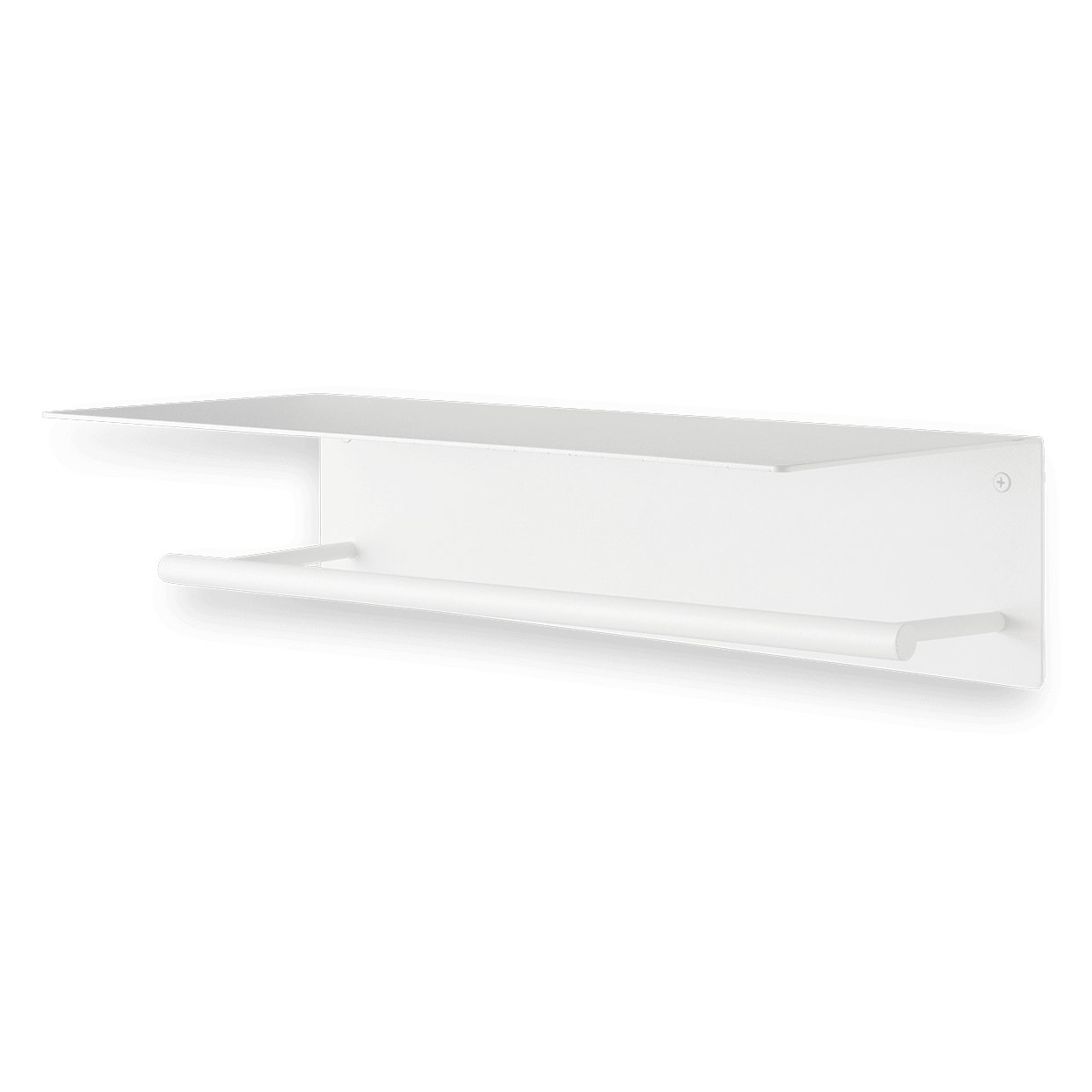 216905 1 policka na rucniky dora 50 cm bila nerezova ocel ferm living