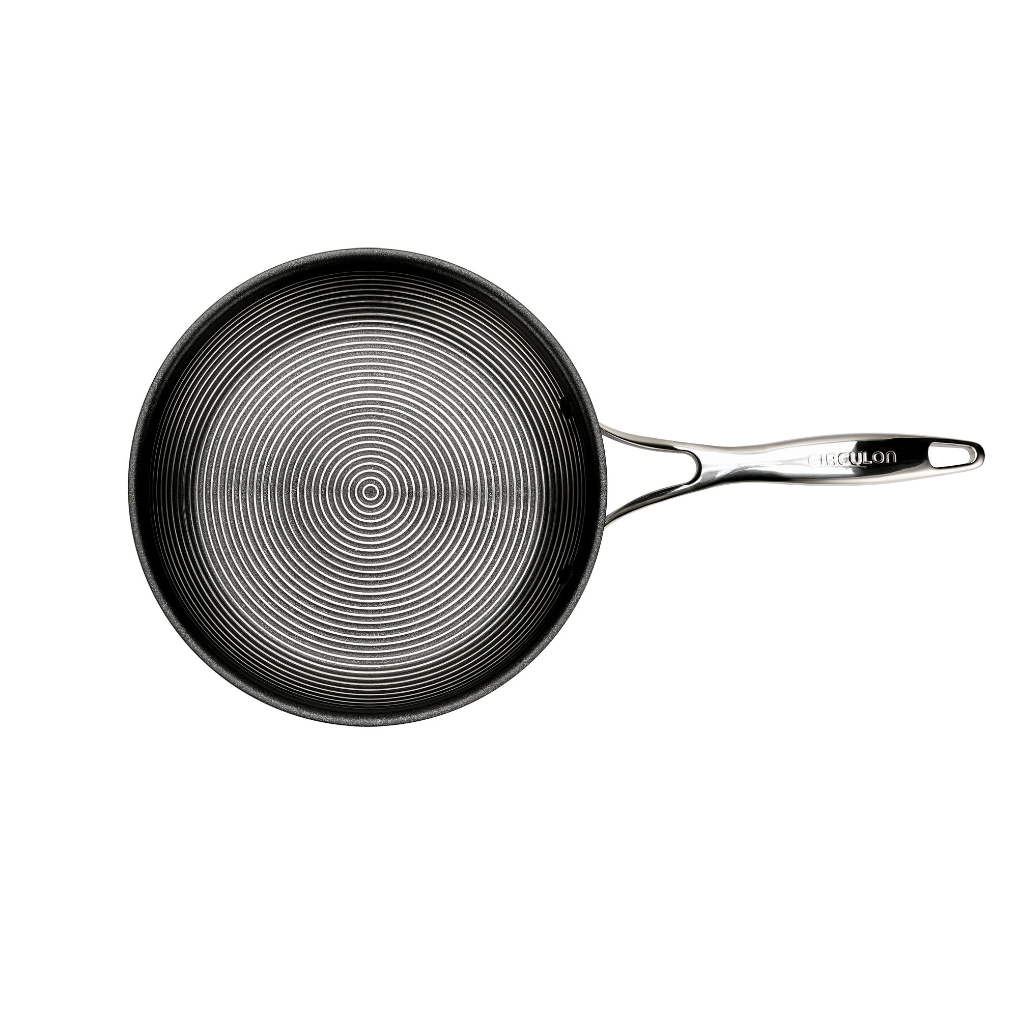218186 13 neprilnava panev steelshield 22 cm nerezova ocel circulon