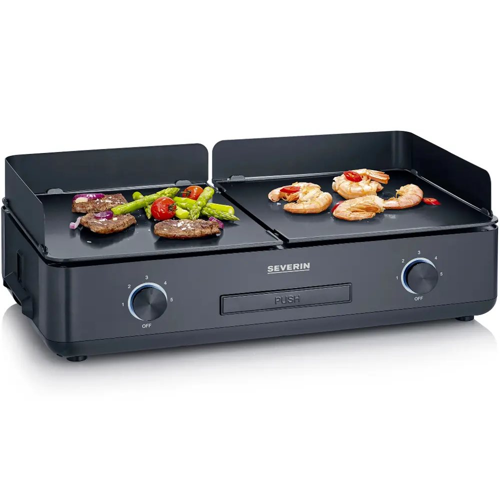 218768 2 elektricky stolni gril pg 8569 suave plancha cerna severin