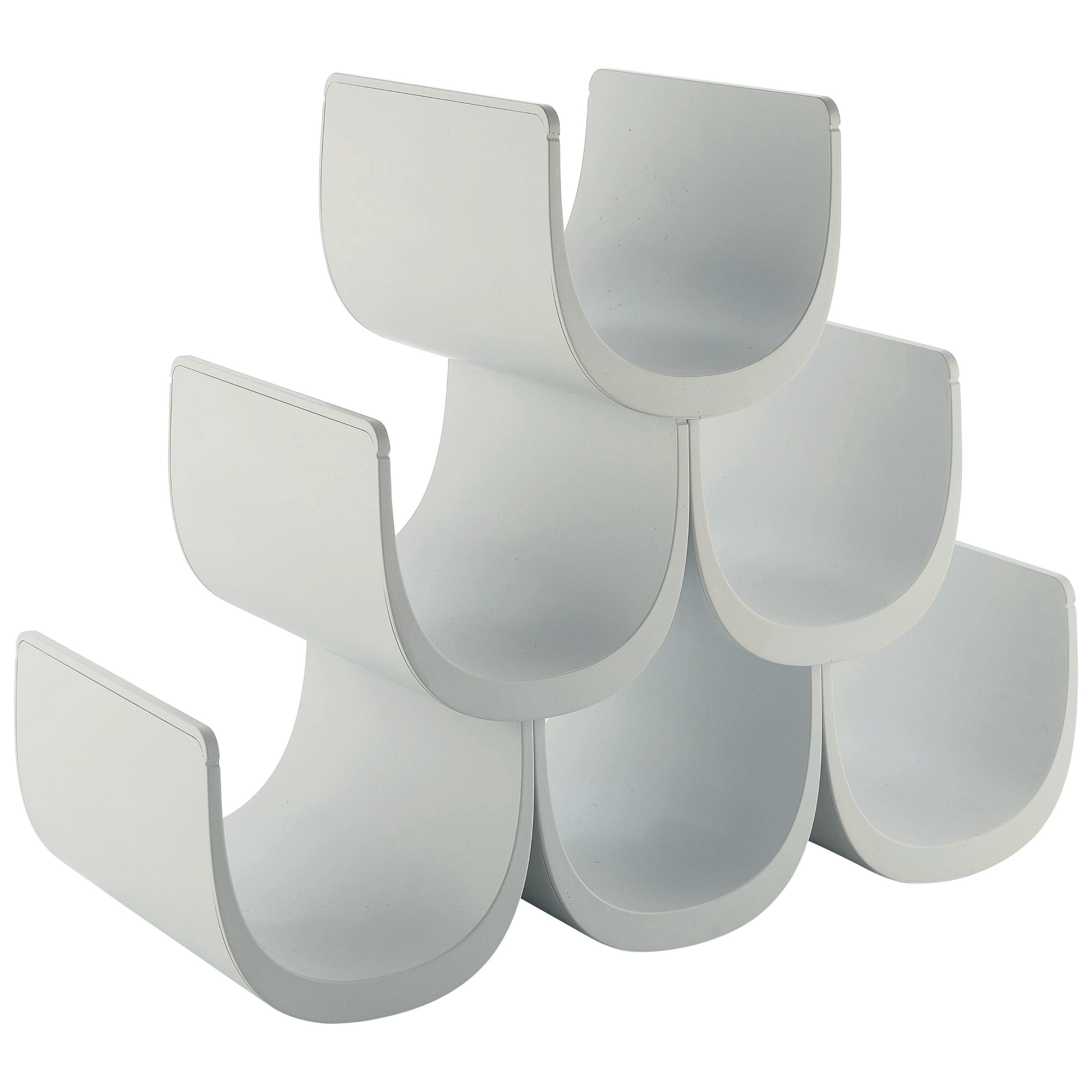 218858 4 drzak na lahev vina noe 34 cm bila plast alessi