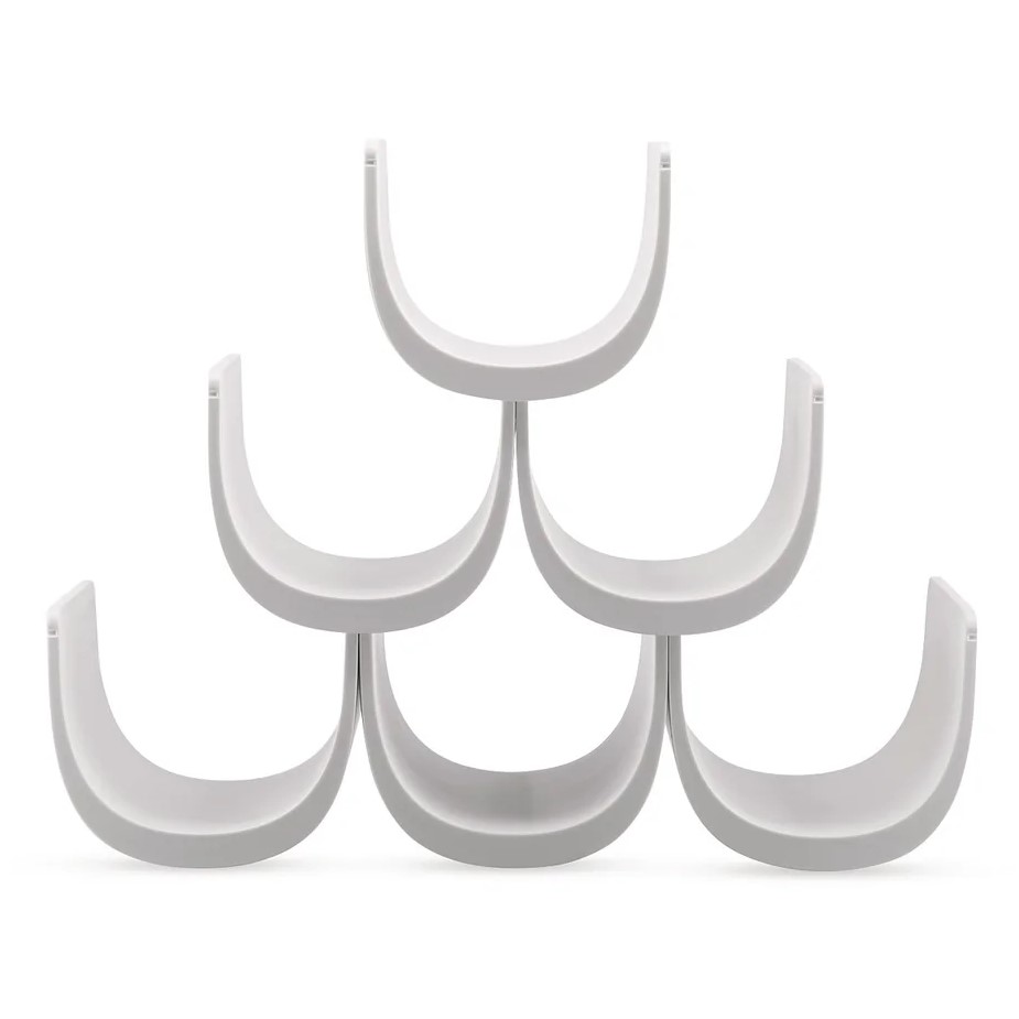 218858 drzak na lahev vina noe 34 cm bila plast alessi