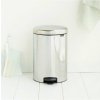 Pedalhink NEWICON 20 l, blankt stål, Brabantia