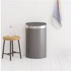 Trycktopptunna TOUCH BIN NEW 40 l, platina / silver, Brabantia
