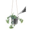 Självvattnande blomkruka 15 cm, hängande, stålgrå, Eva Solo