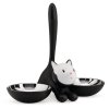 Kattskål TIGRITO, svart, Alessi