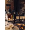 Middagsljusstake SQUARE CANDLE, set i 4 delar, svart, Höfats